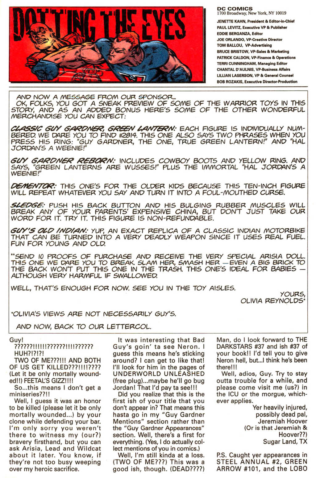 Read online Guy Gardner: Warrior comic -  Issue #41 - 22