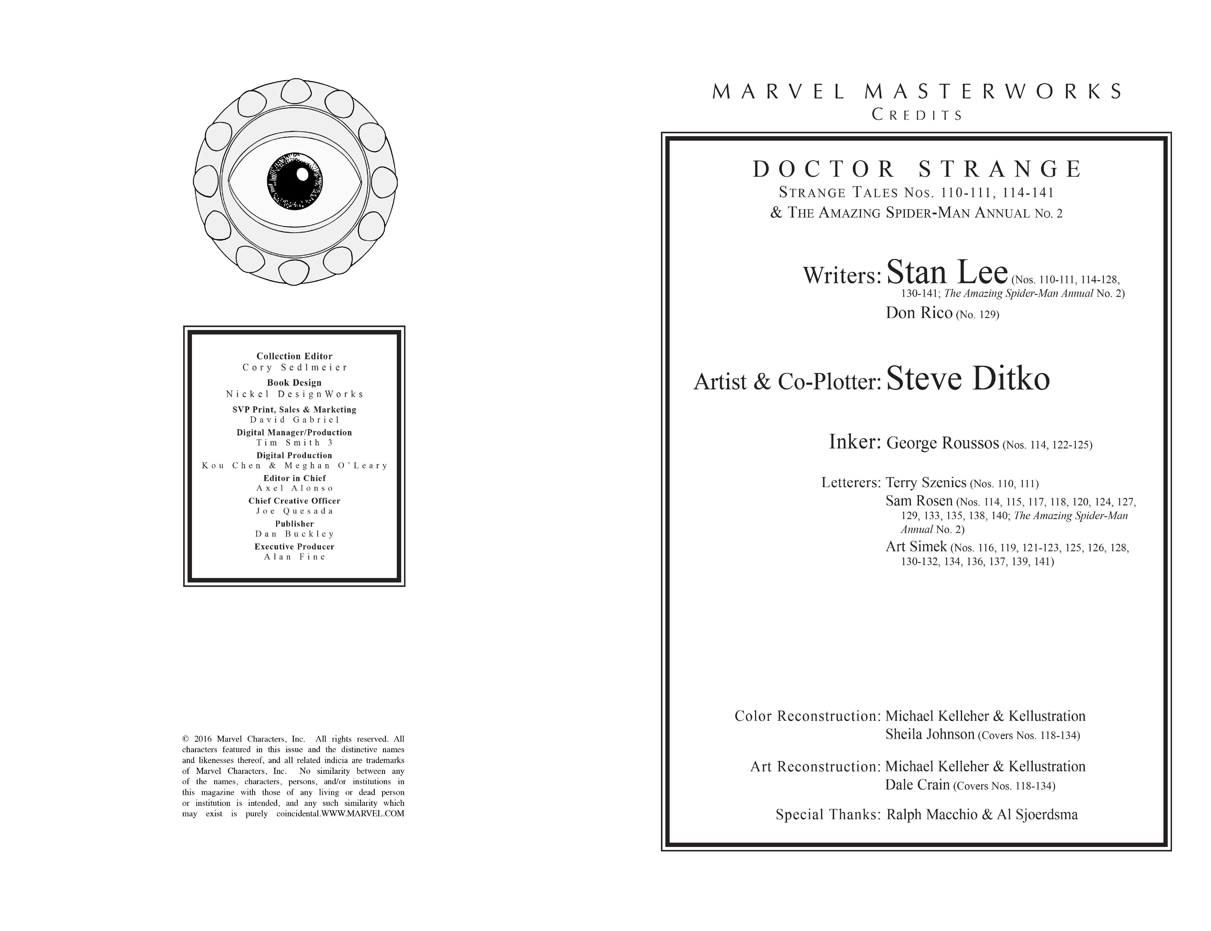 Read online Marvel Masterworks: Doctor Strange comic -  Issue # TPB 1 (Part 1) - 3