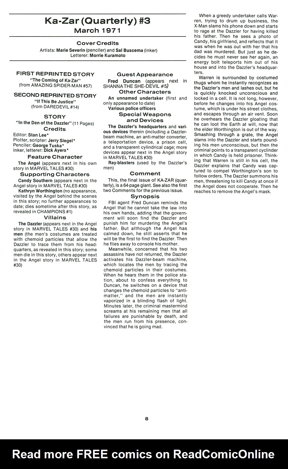 Read online The Official Marvel Index To The X-Men comic -  Issue #3 - 10