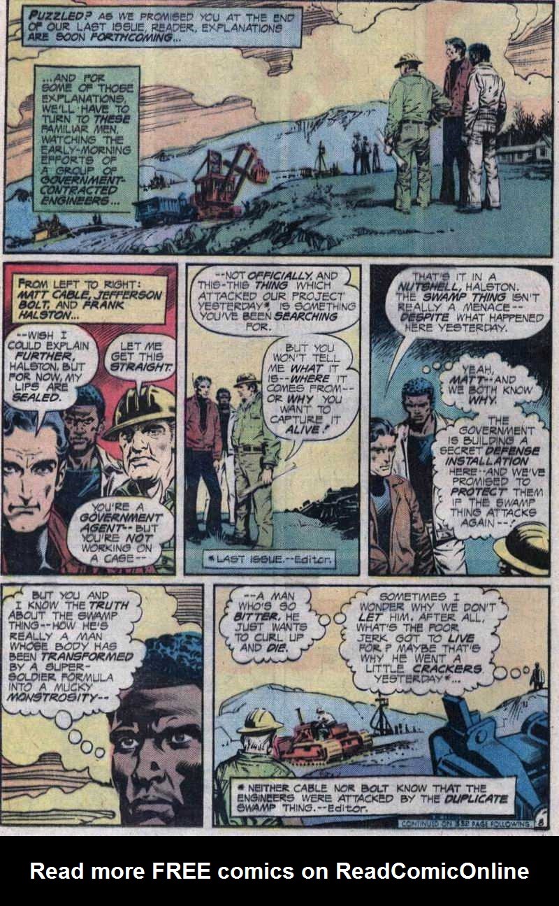 Read online Swamp Thing (1972) comic -  Issue #20 - 9