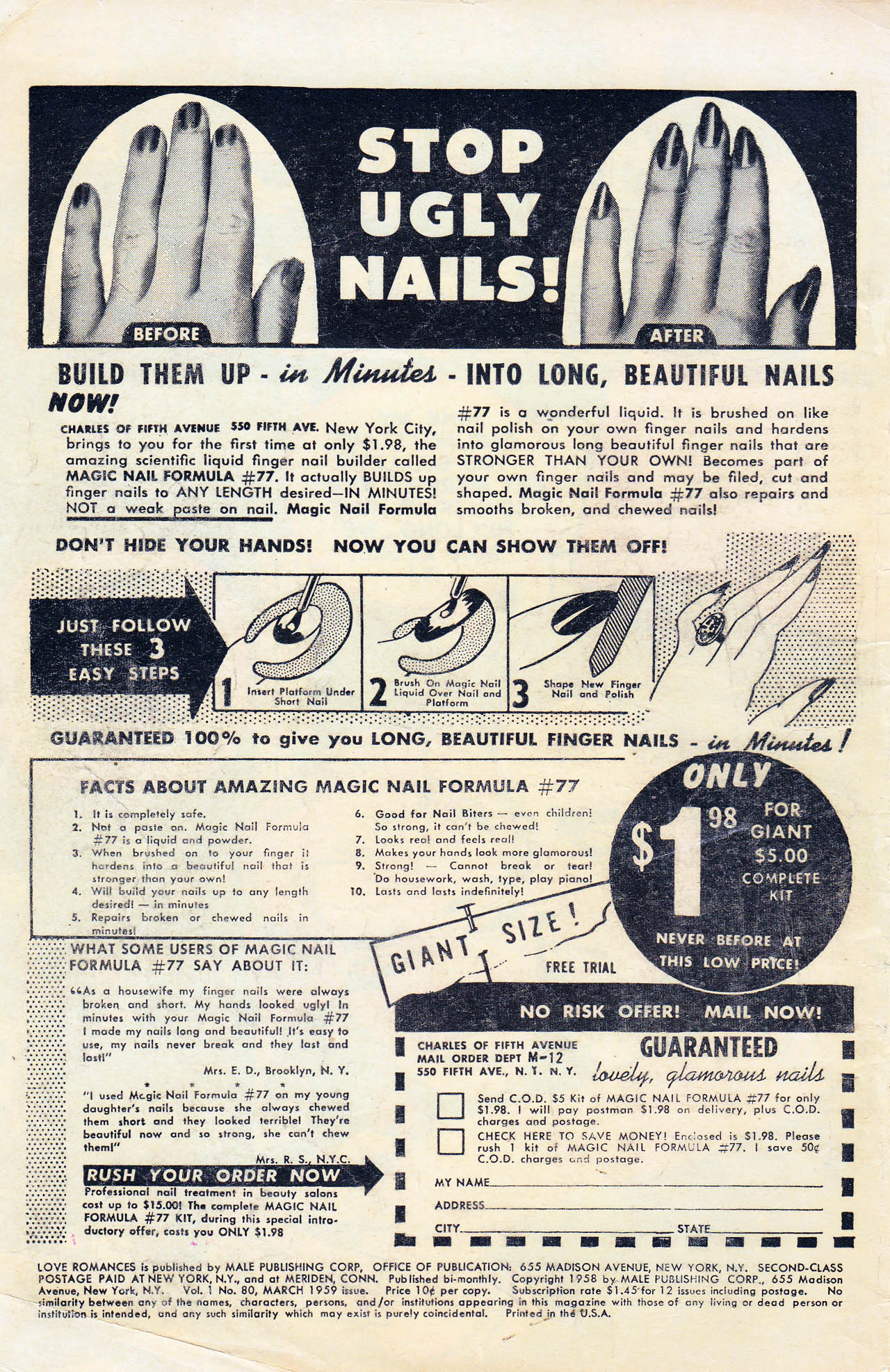 Read online Love Romances comic -  Issue #80 - 2