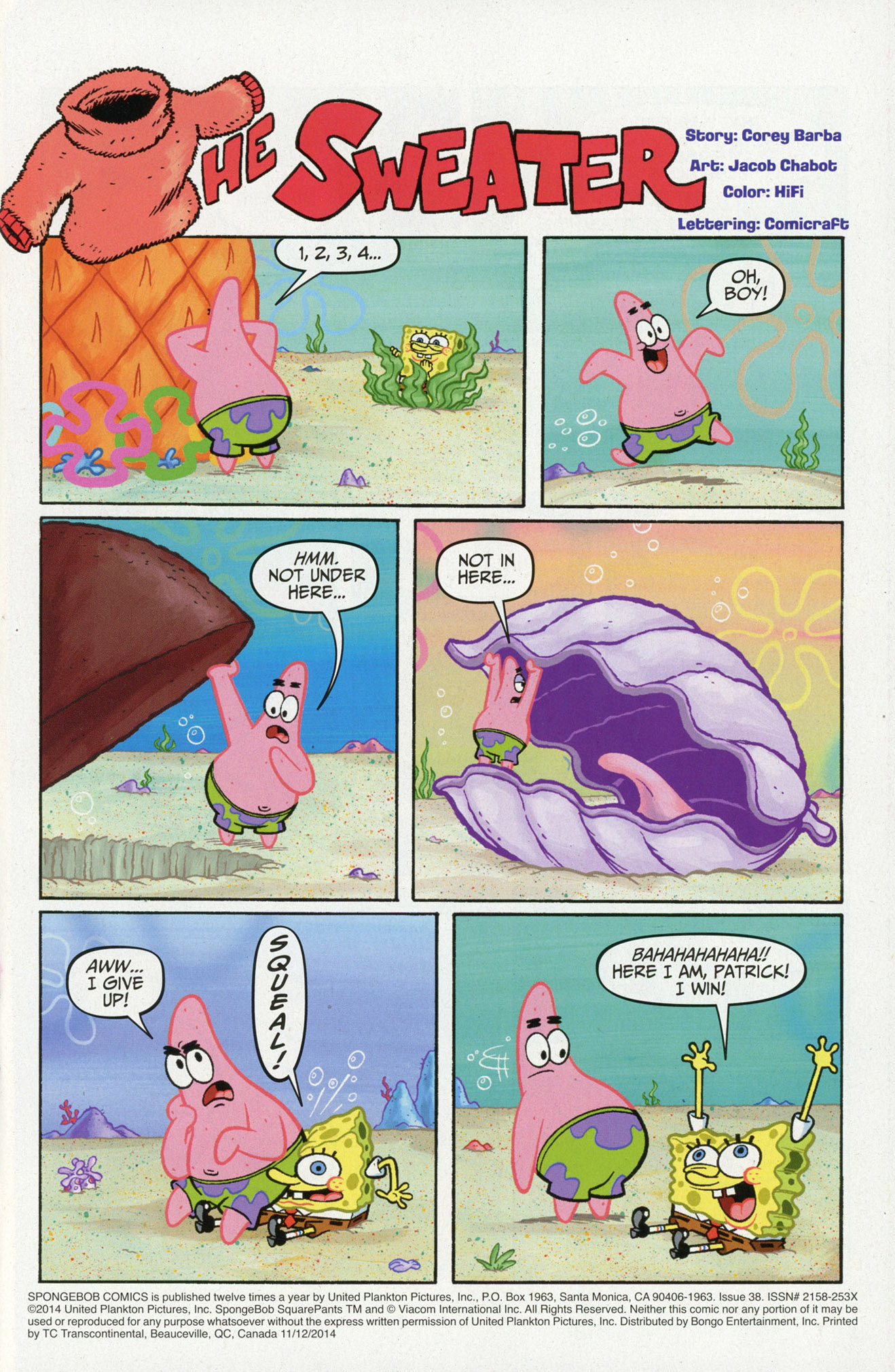 Read online SpongeBob Comics comic -  Issue #38 - 3