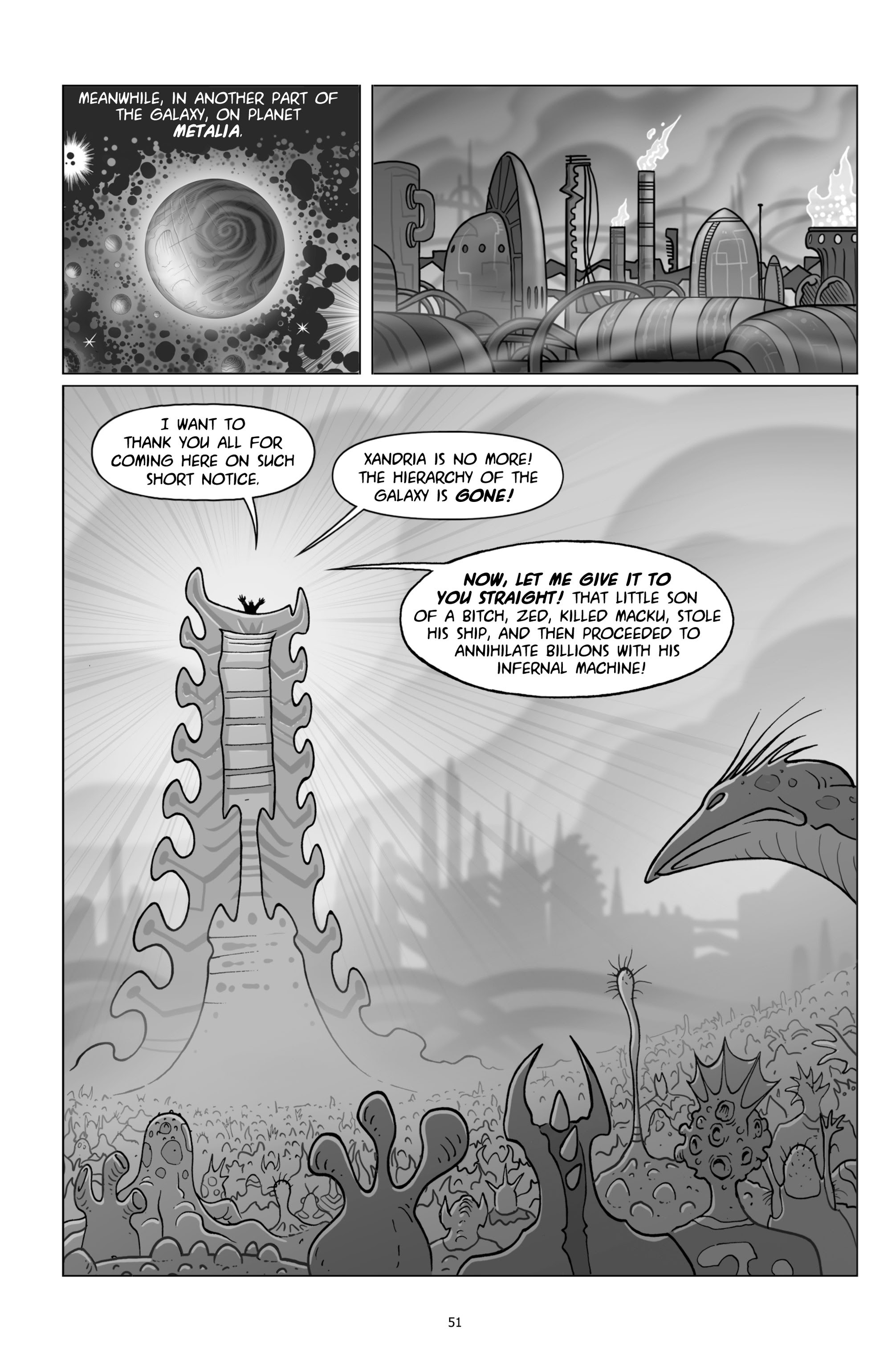 Read online Zed: A Cosmic Tale comic -  Issue # TPB (Part 1) - 52