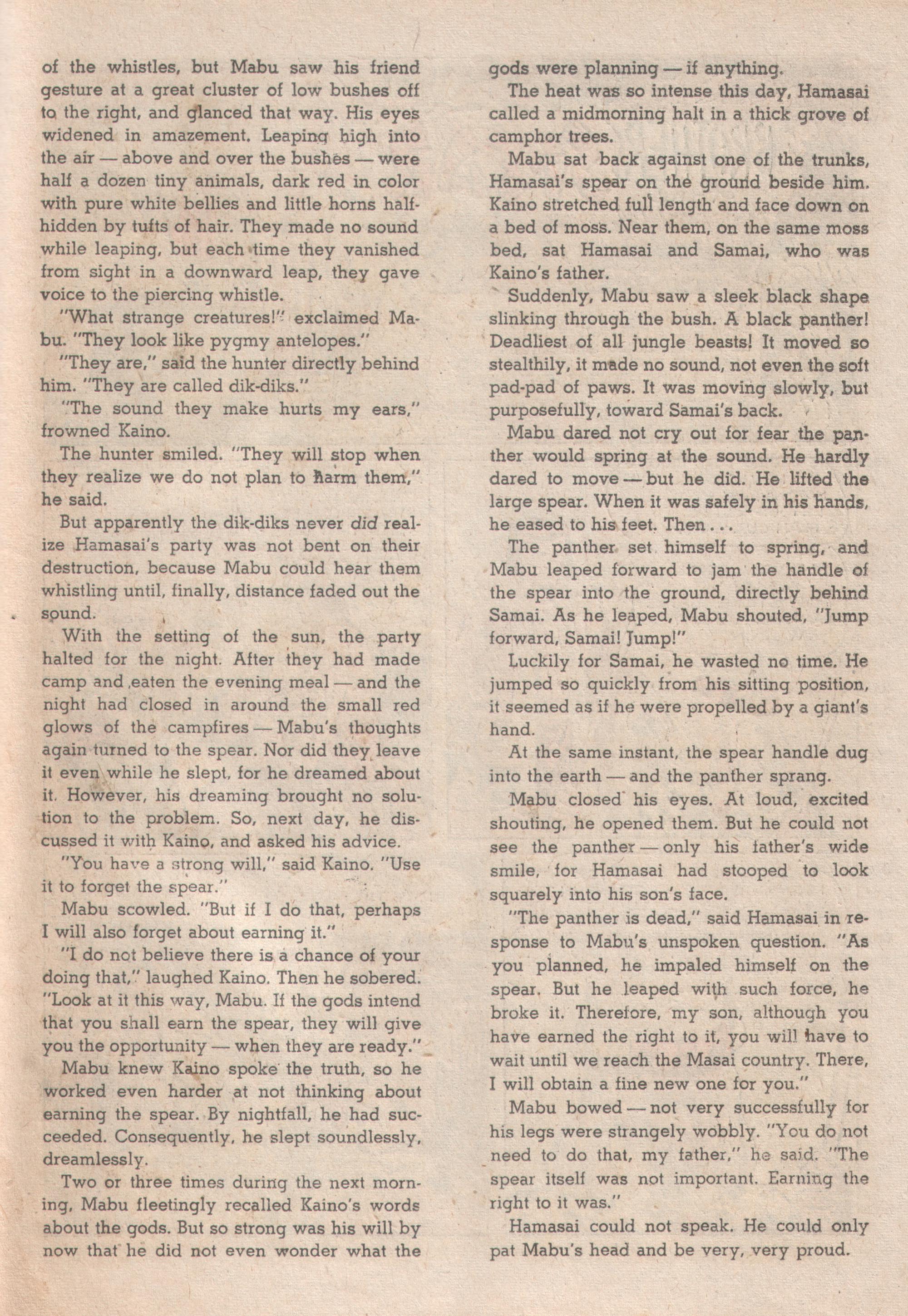 Read online Tarzan (1948) comic -  Issue #41 - 43