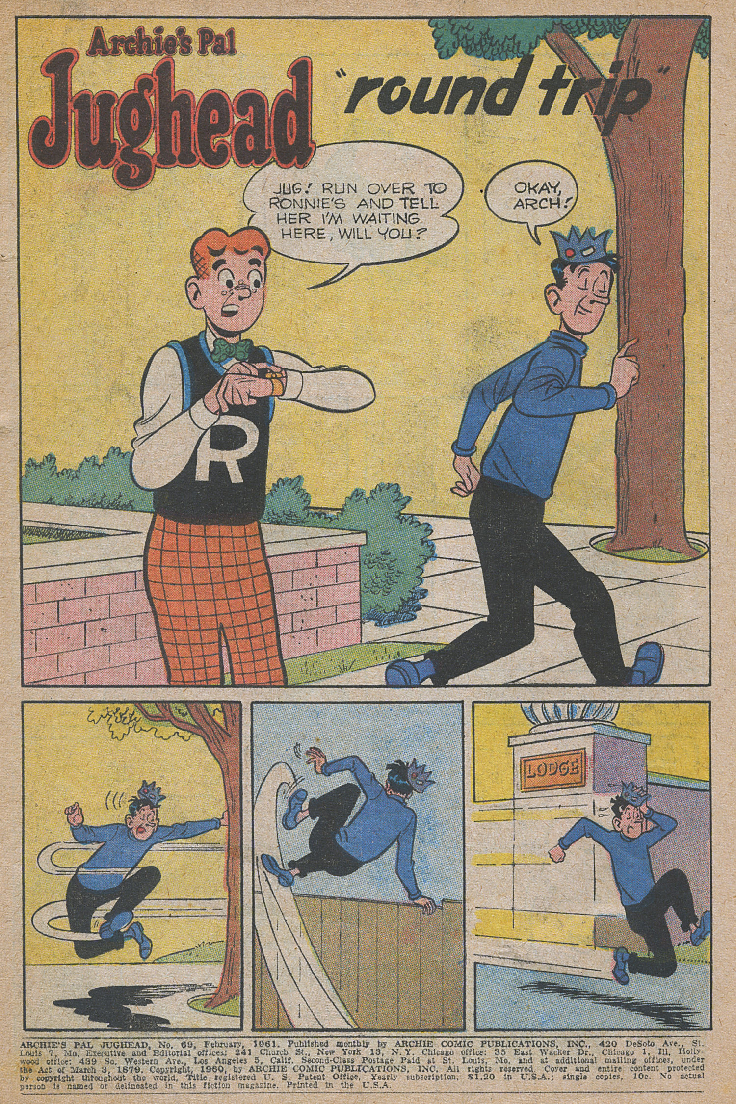Read online Archie's Pal Jughead comic -  Issue #69 - 3