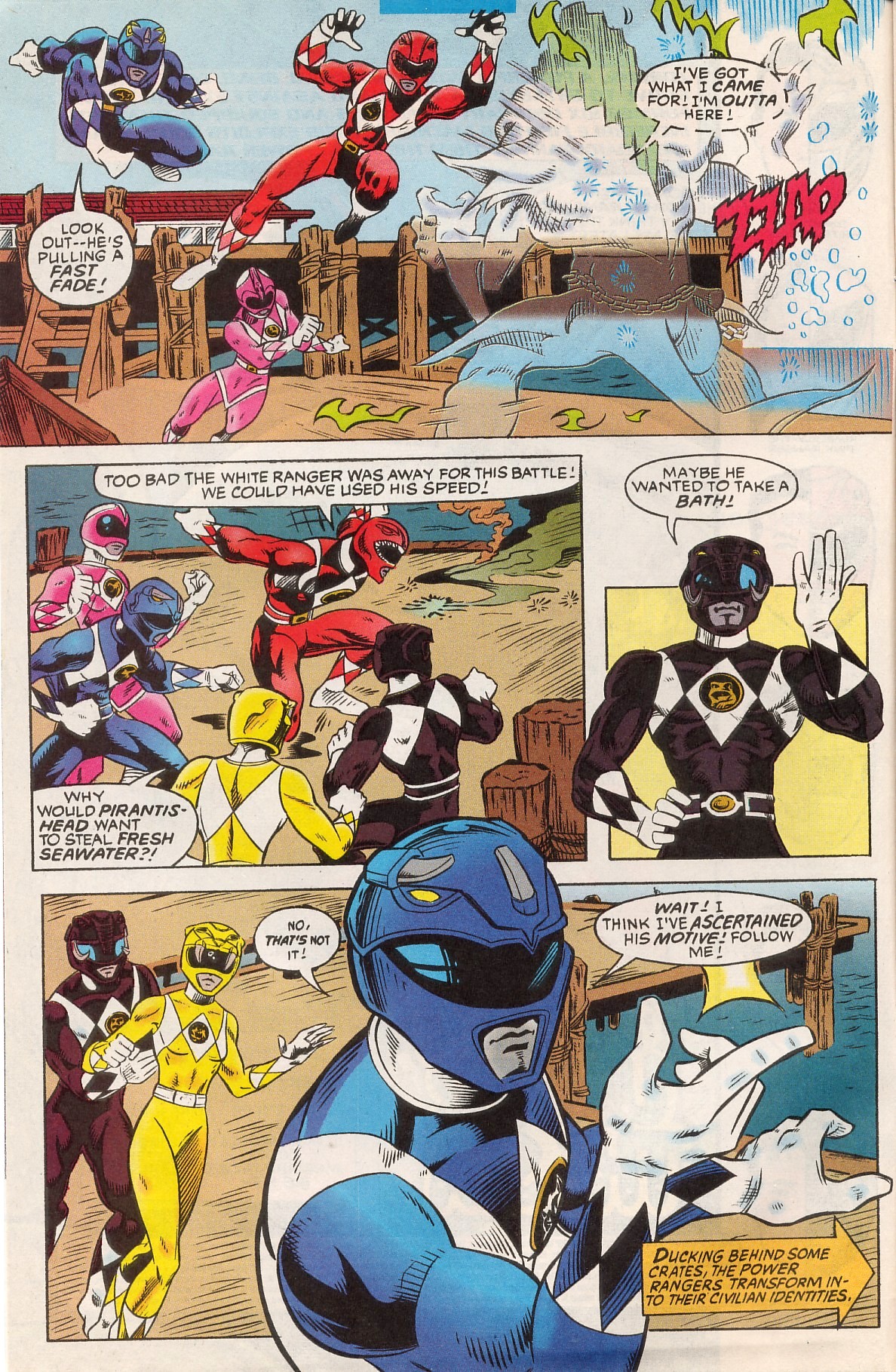 Read online Saban's Mighty Morphin' Power Rangers comic -  Issue #3 - 4
