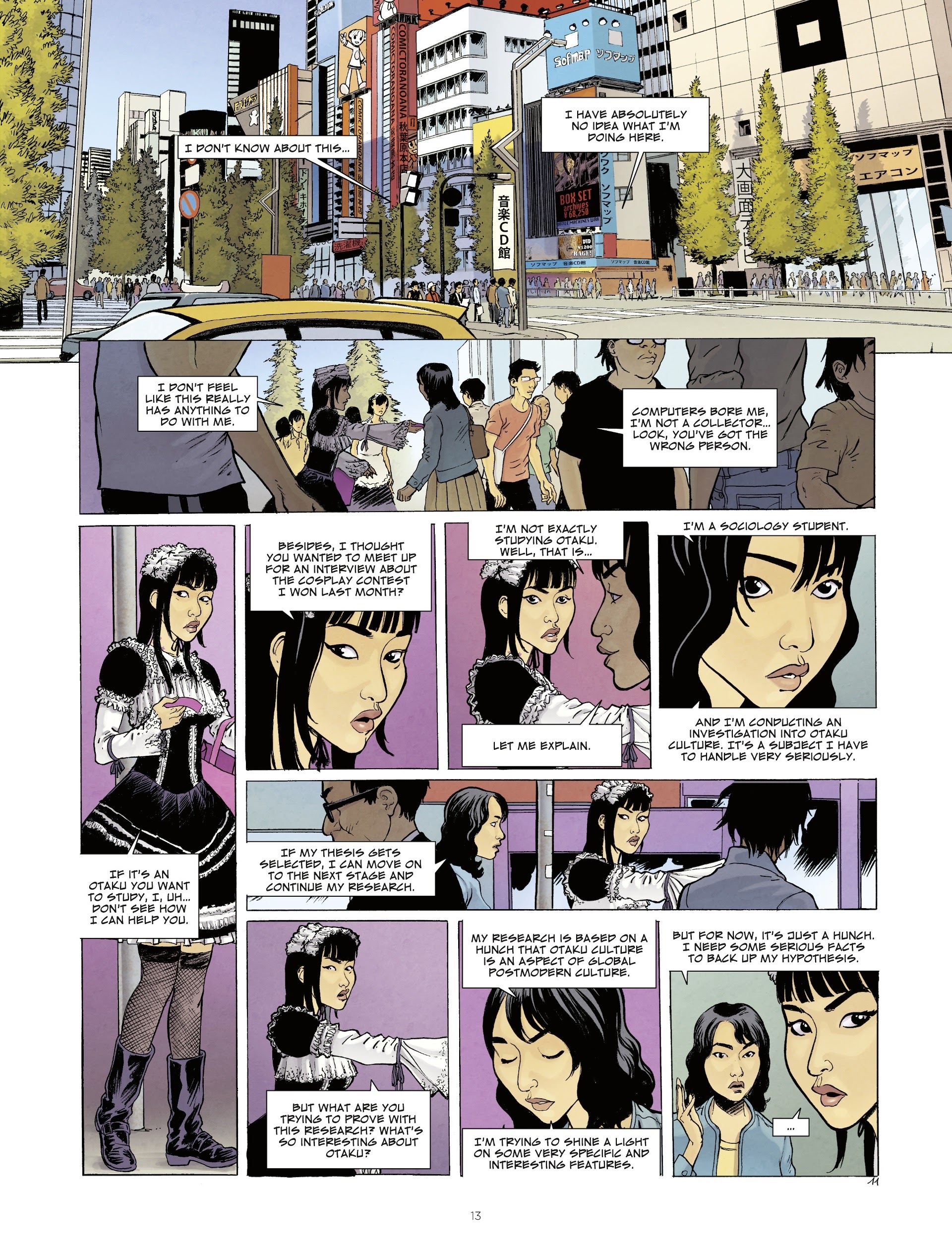 Read online Otaku Blue comic -  Issue #1 - 13