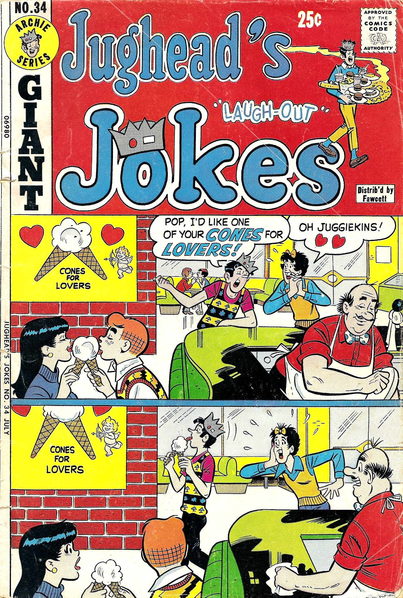 Read online Jughead's Jokes comic -  Issue #34 - 1