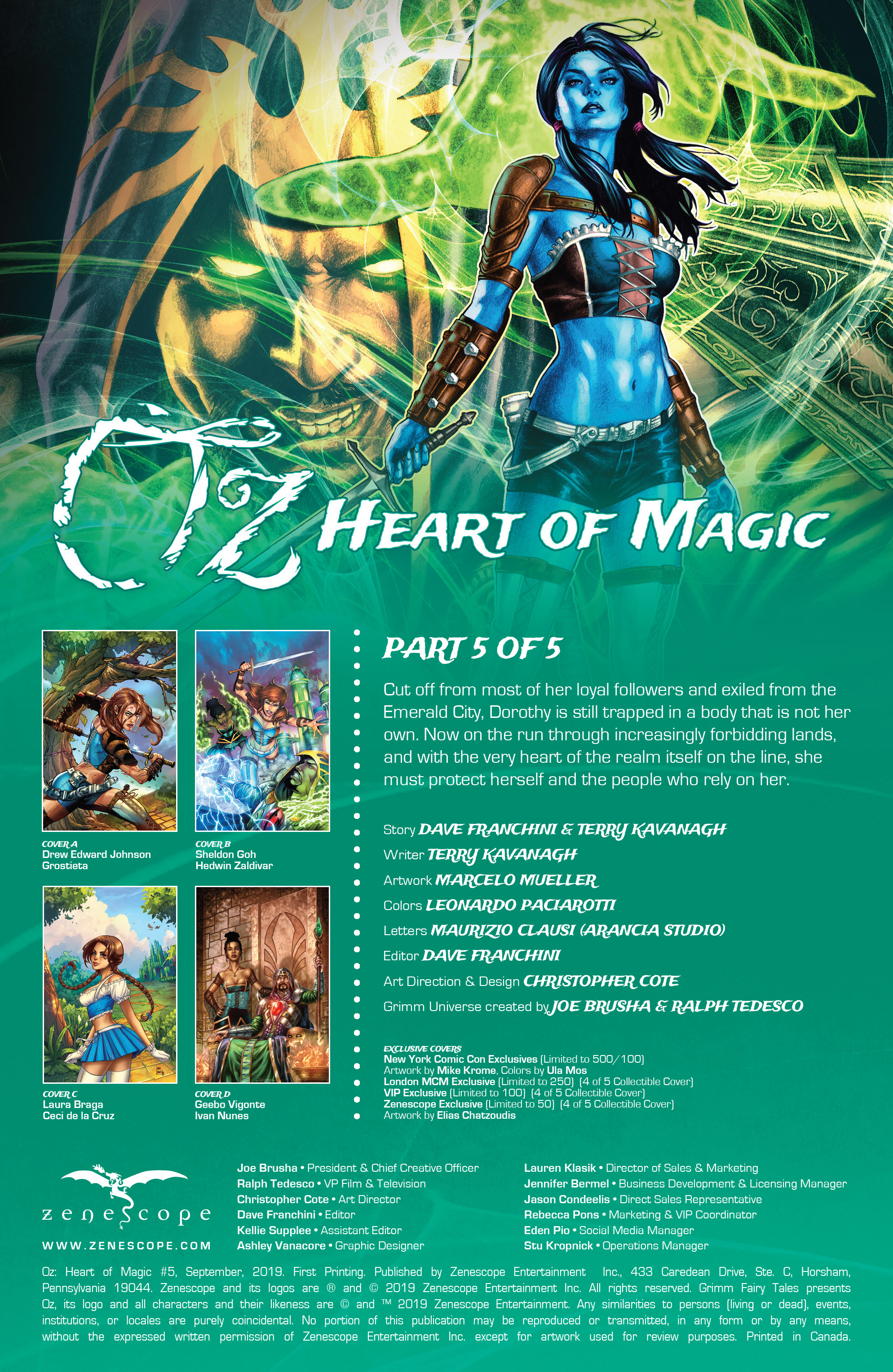 Read online Oz: Heart of Magic comic -  Issue #5 - 2