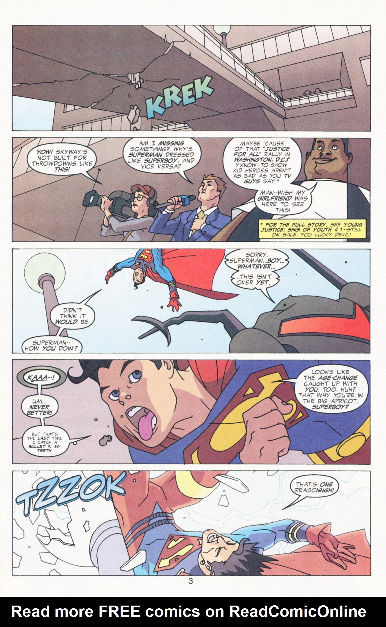 Read online Sins of Youth comic -  Issue # Superman Jr. and Superboy Sr - 5