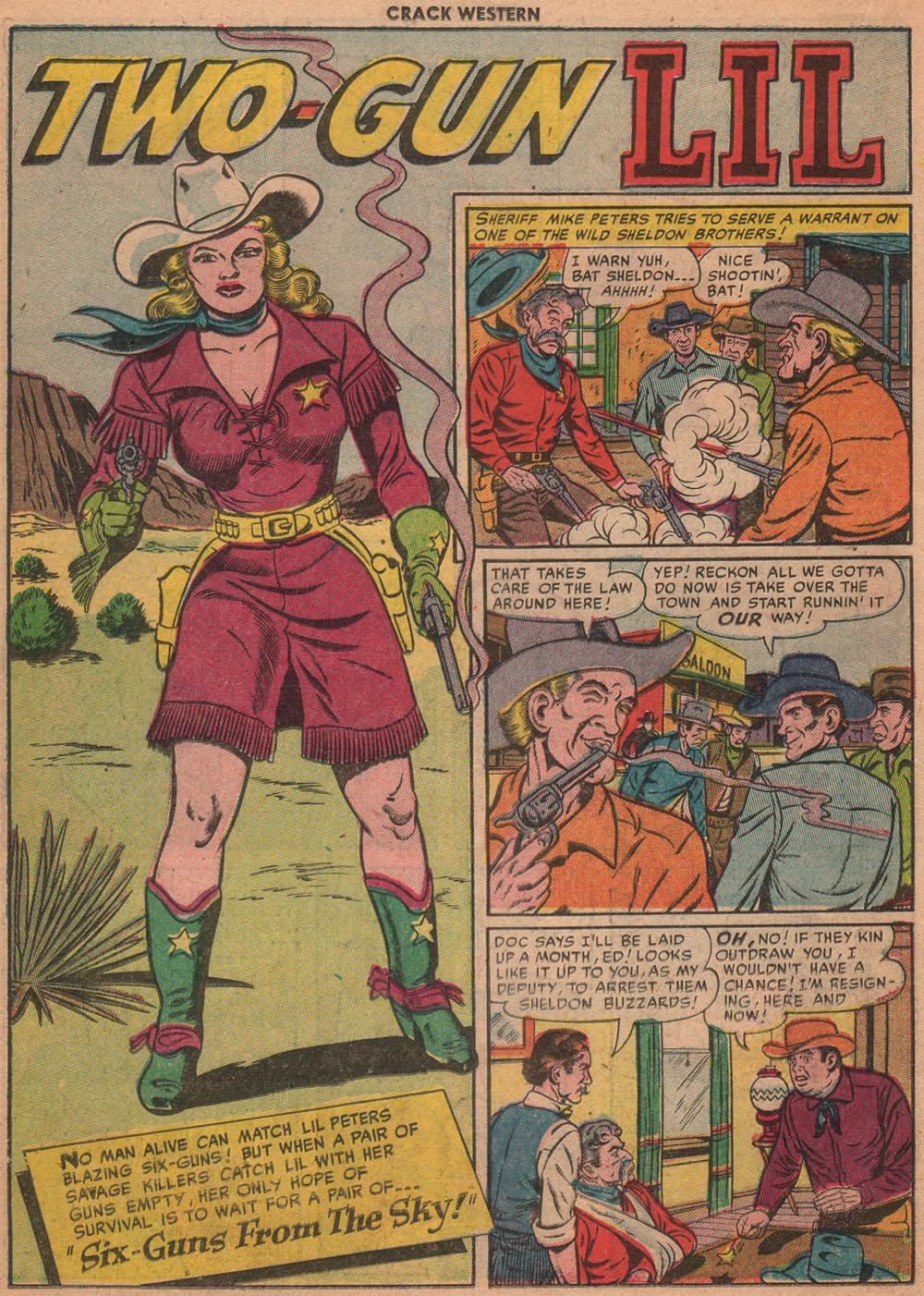Read online Crack Western comic -  Issue #73 - 27