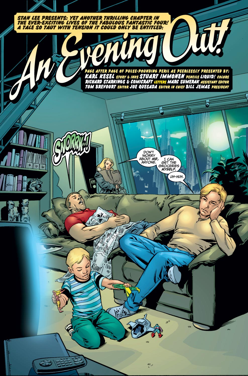 Read online Fantastic Four (1998) comic -  Issue #55 - 2