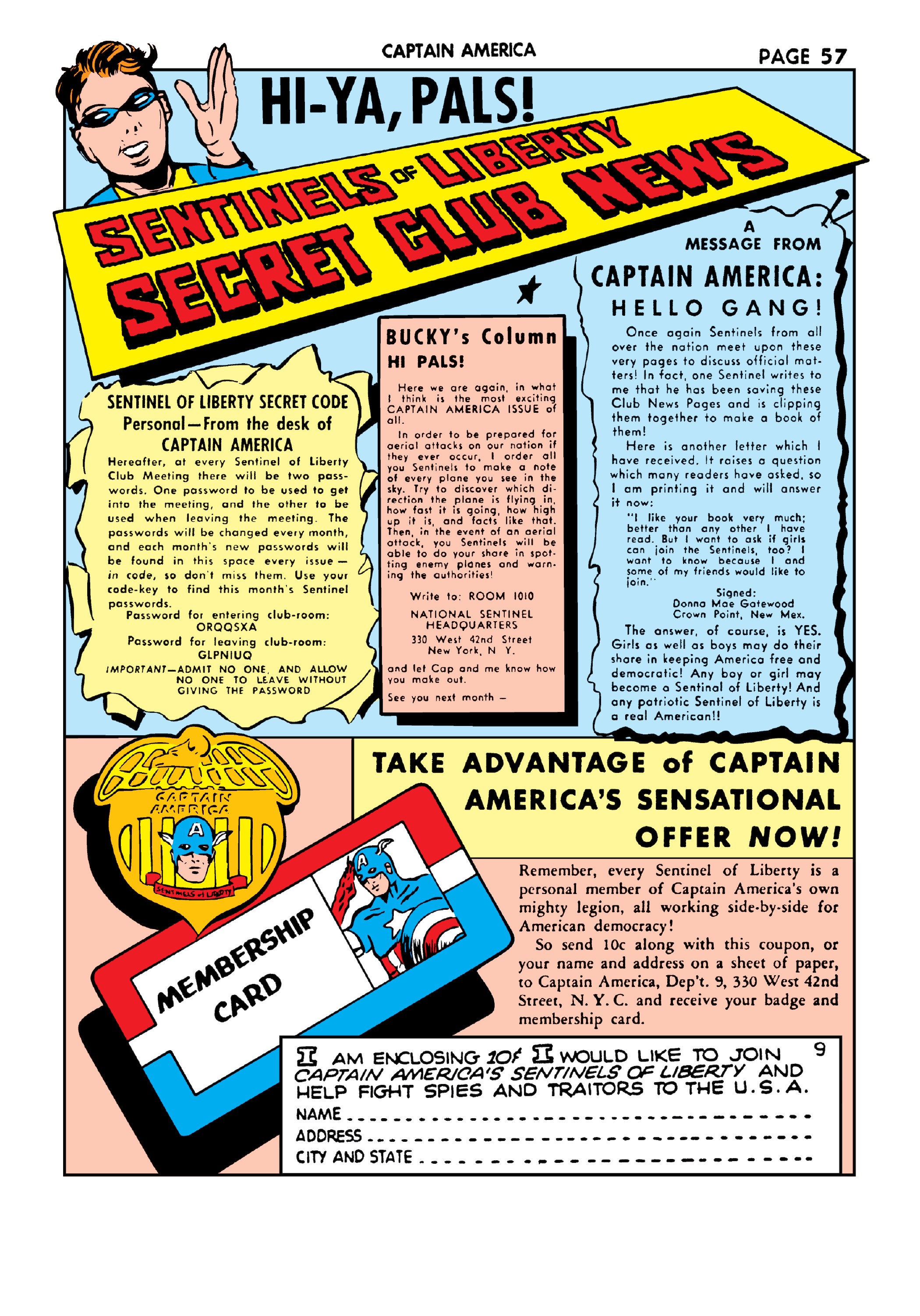 Read online Marvel Masterworks: Golden Age Captain America comic -  Issue # TPB 3 (Part 1) - 65