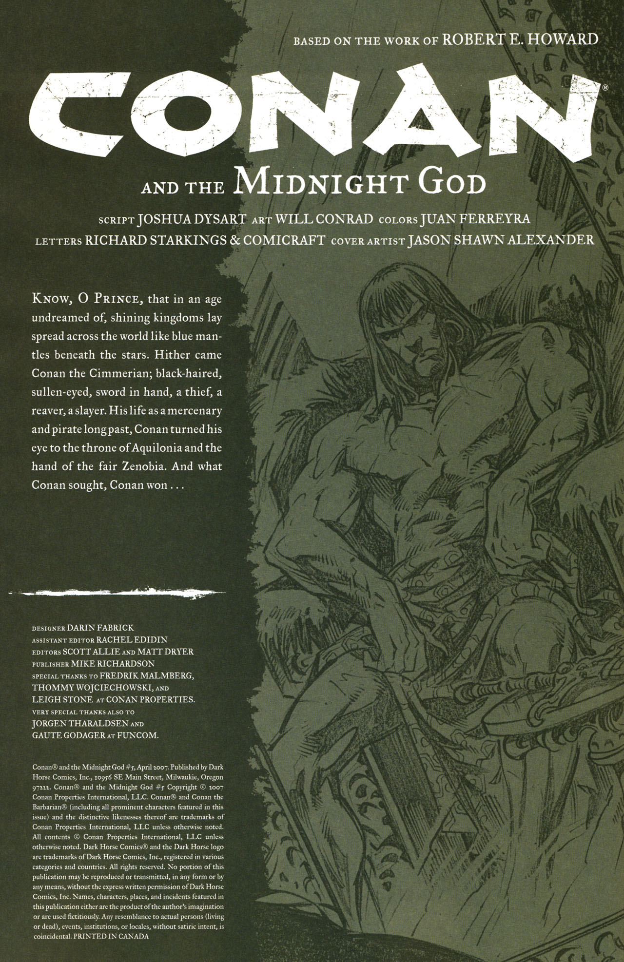 Read online Conan and the Midnight God comic -  Issue #5 - 2