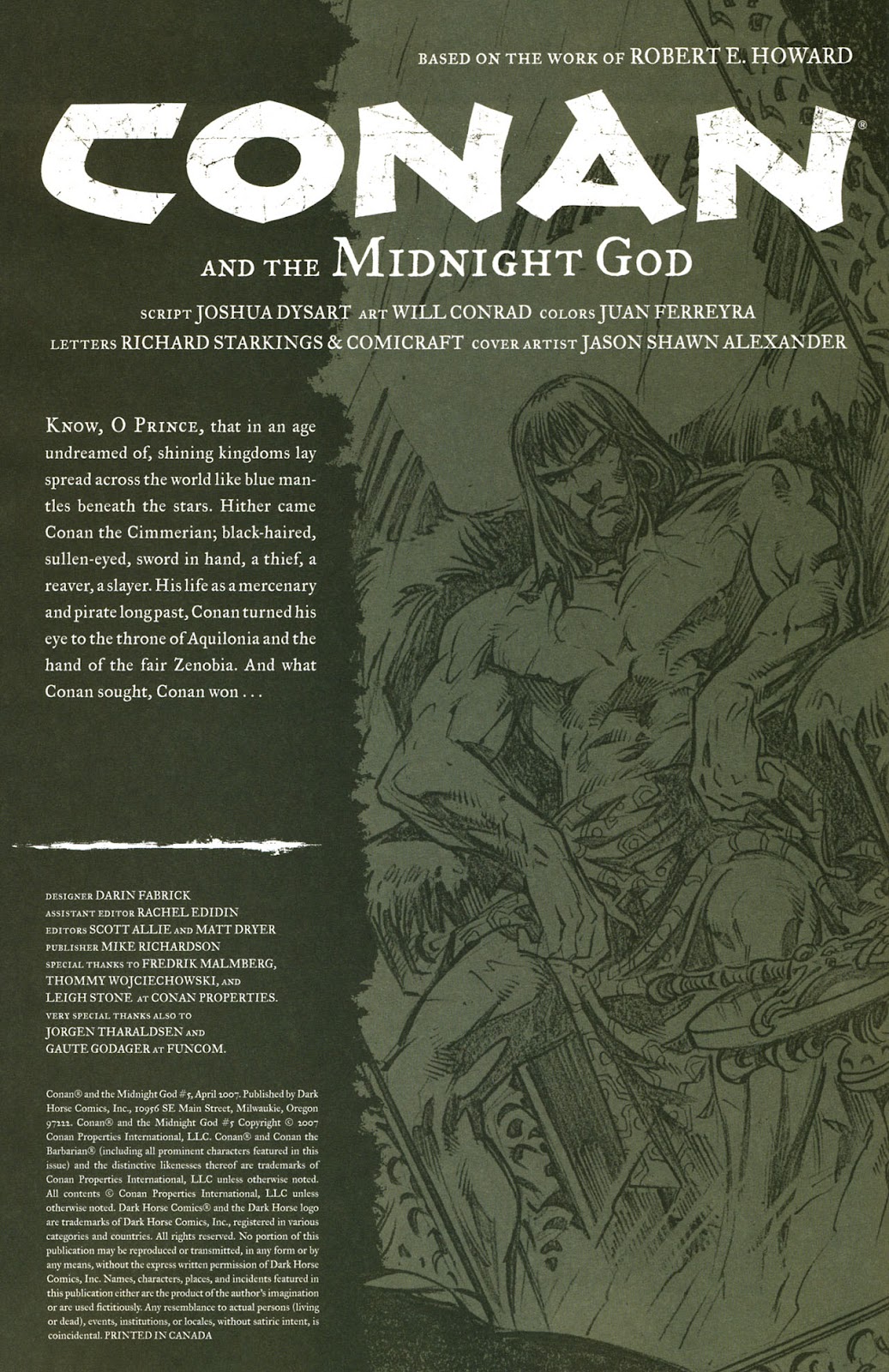 Conan and the Midnight God issue 5 - Page 2