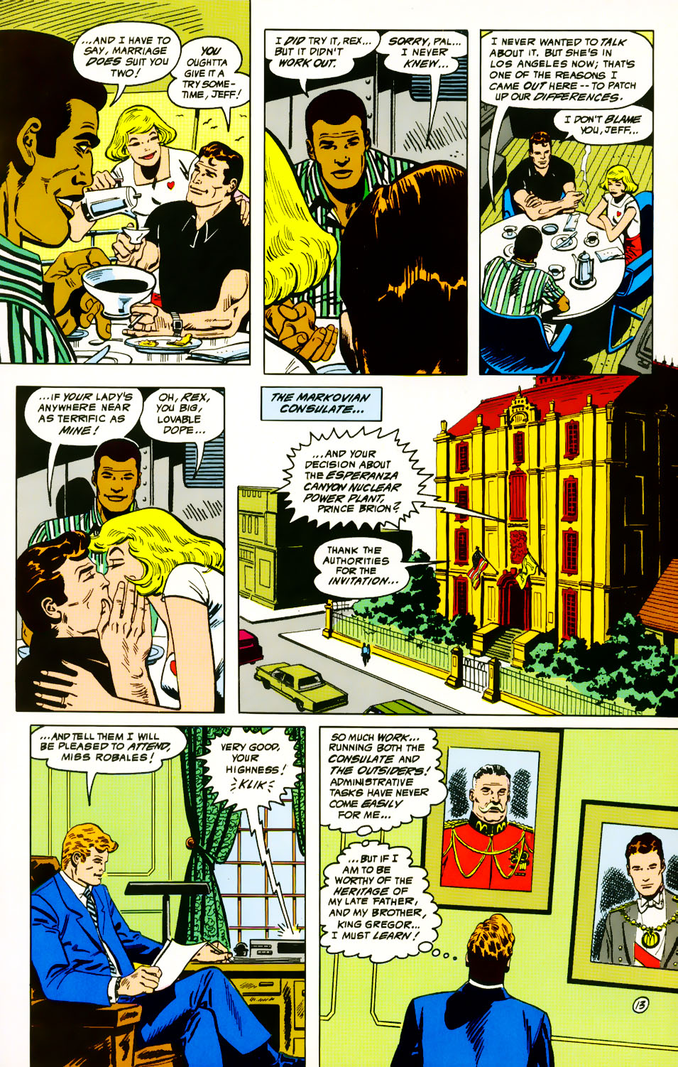 Read online The Outsiders (1985) comic -  Issue #1 - 14