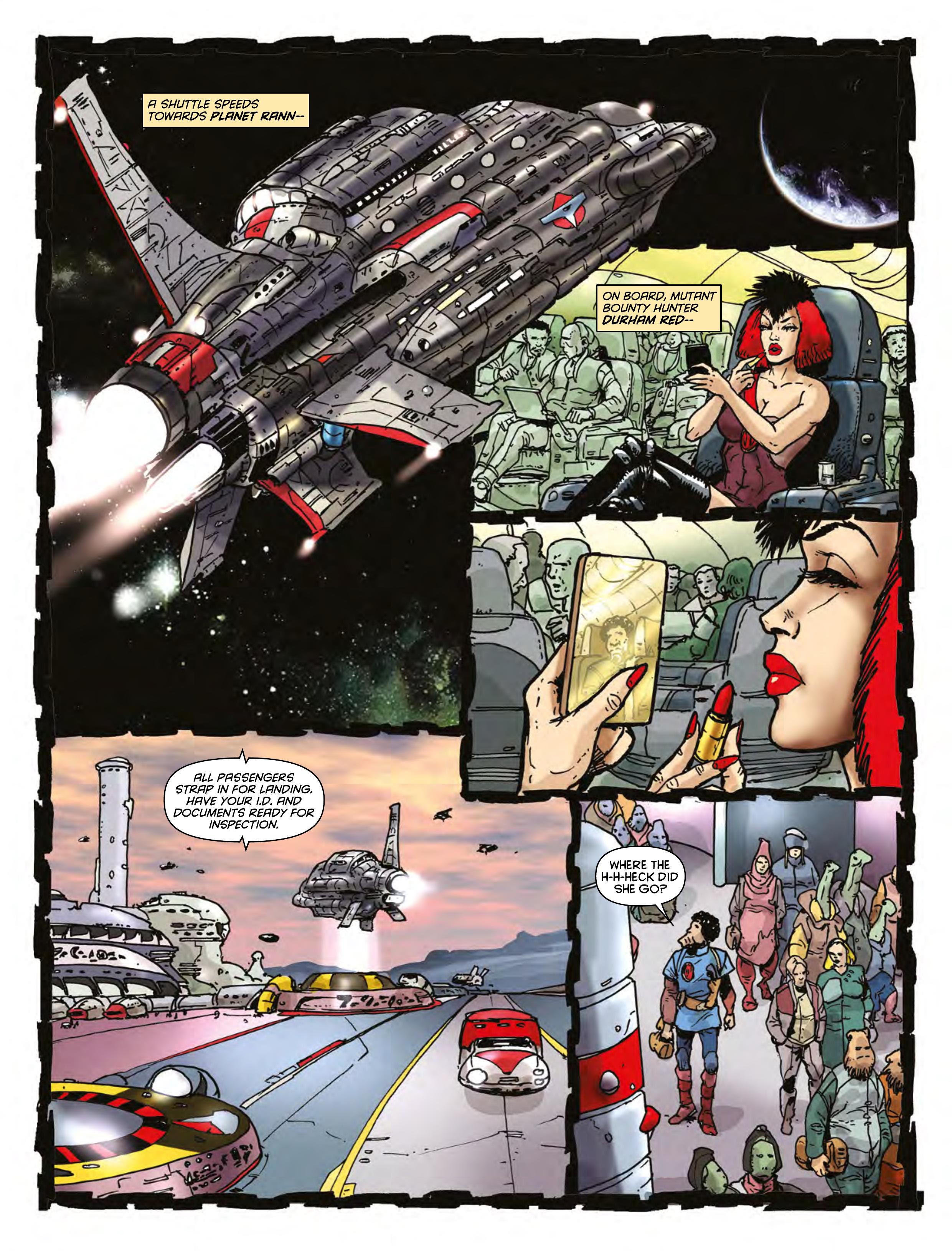 Read online 2000AD Durham Red comic -  Issue # TPB - 80