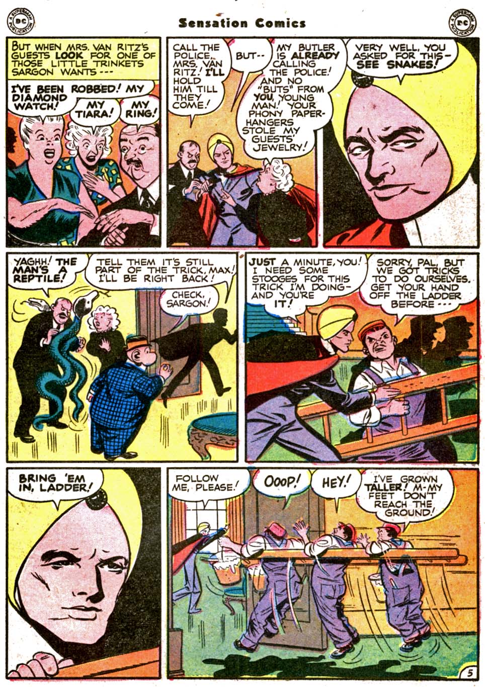 Read online Sensation (Mystery) Comics comic -  Issue #64 - 33