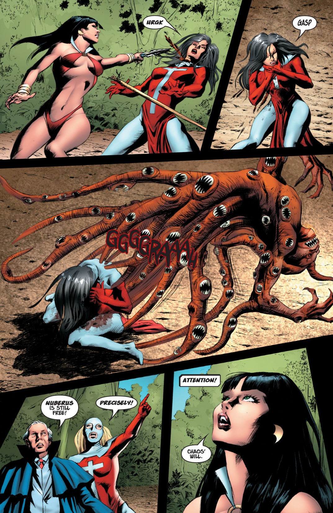 Read online Vampirella and the Scarlet Legion comic -  Issue # TPB - 128