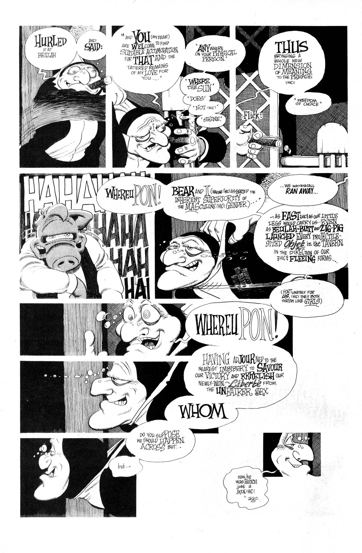 Read online Cerebus comic -  Issue #231 - 6