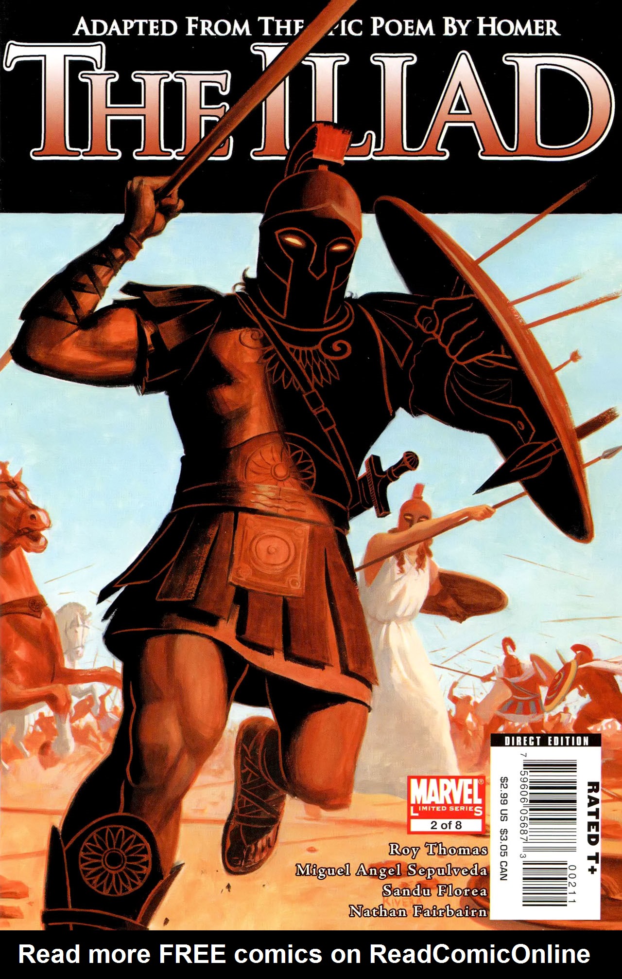 Read online The Iliad comic -  Issue #2 - 1
