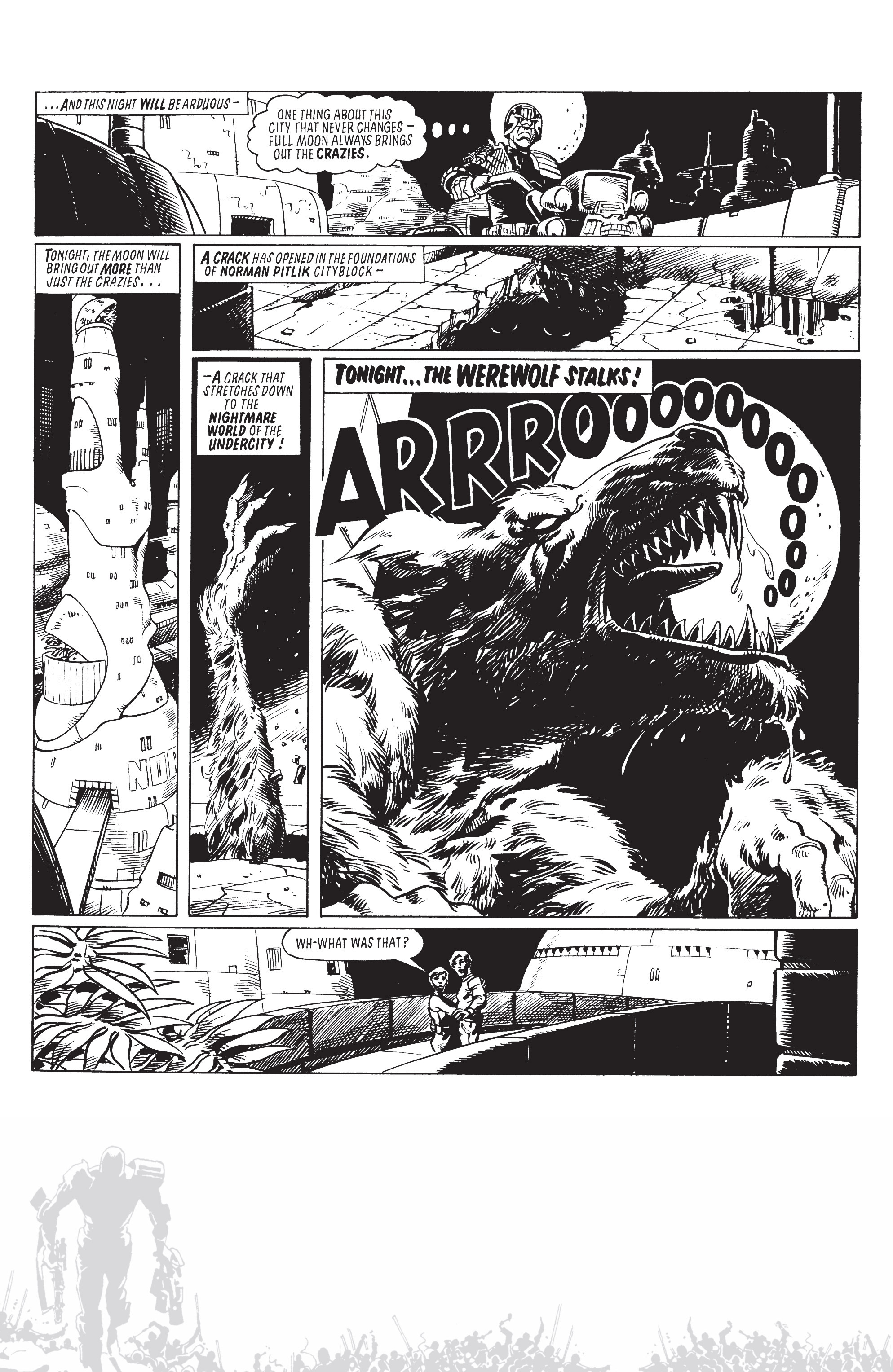 Read online Judge Dredd: Cry of the Werewolf comic -  Issue # Full - 5