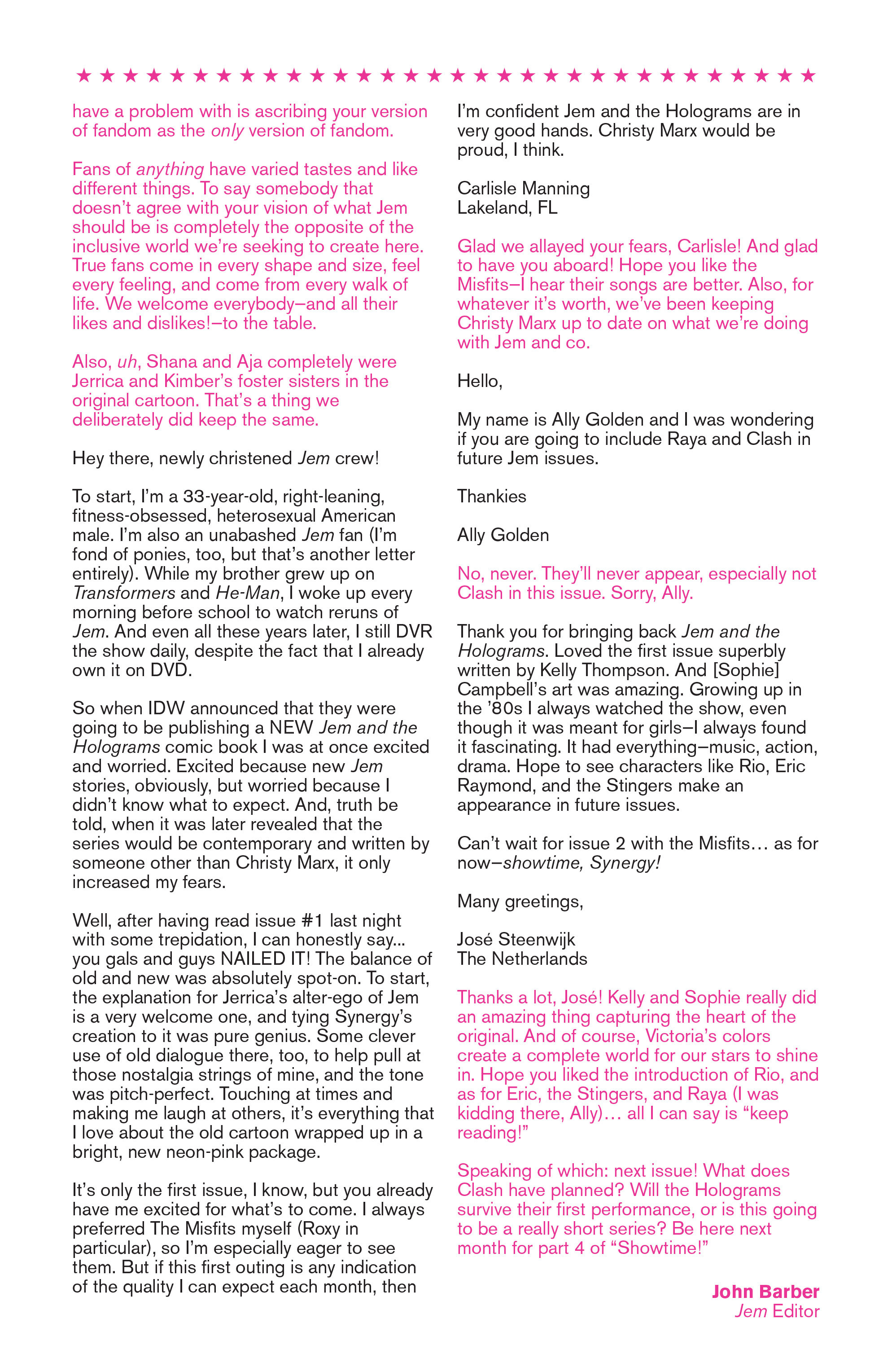 Read online Jem and The Holograms comic -  Issue #3 - 27