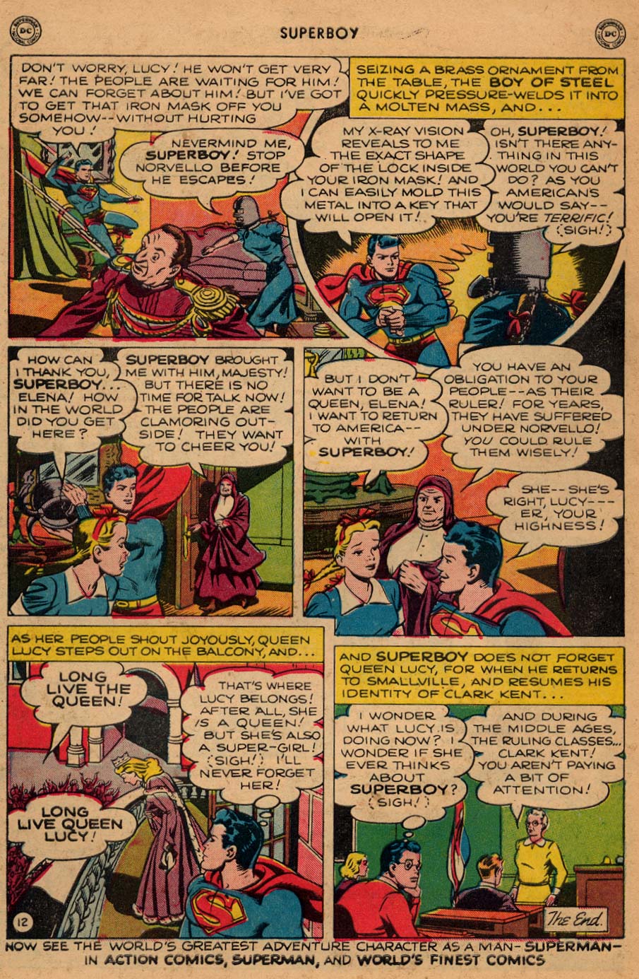 Read online Superboy (1949) comic -  Issue #5 - 13