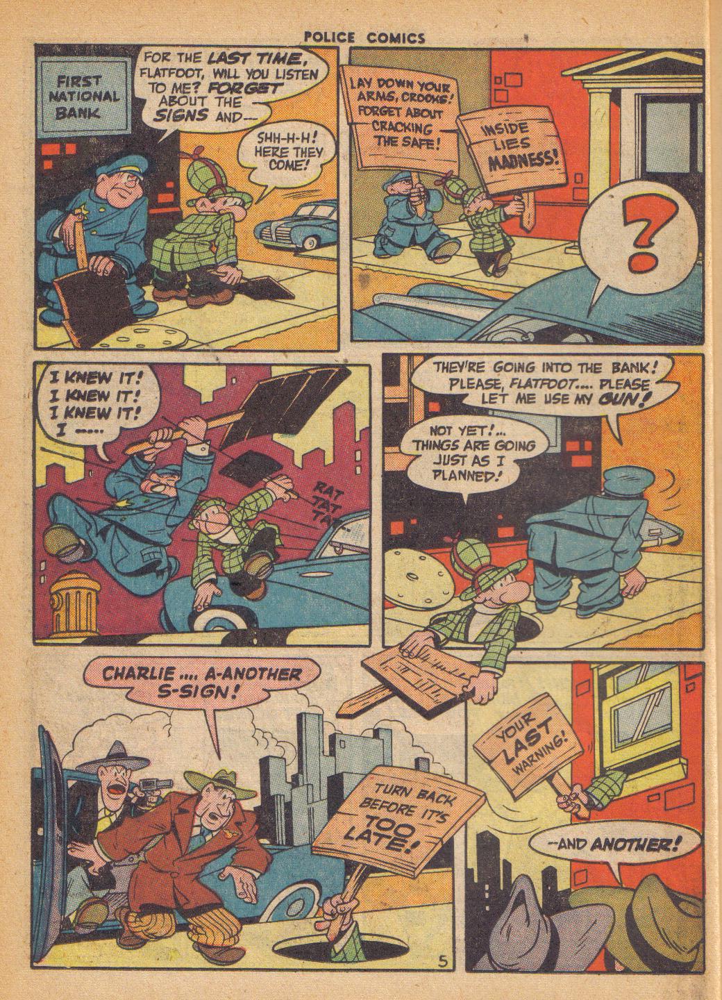 Read online Police Comics comic -  Issue #56 - 22