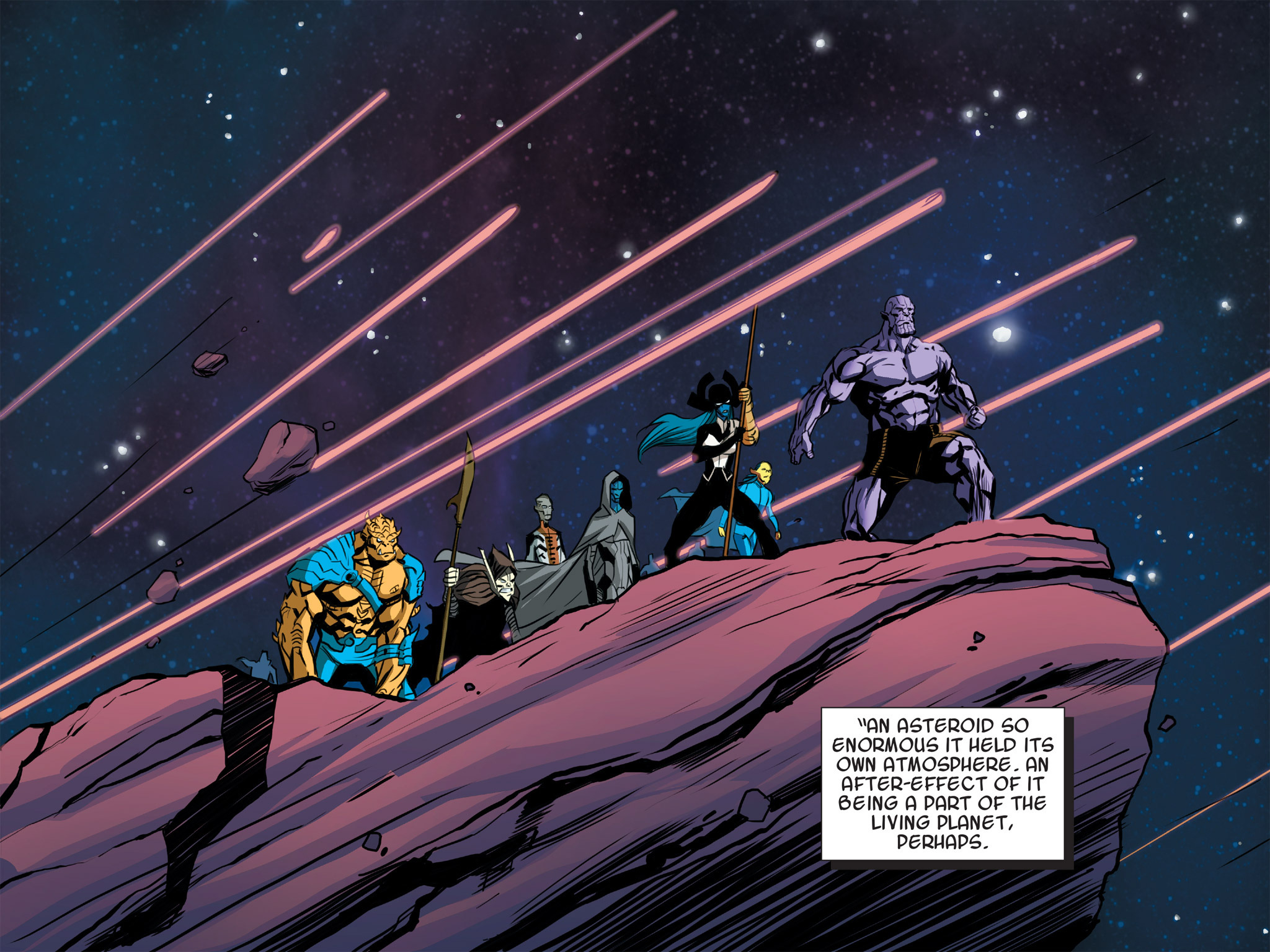 Read online Thanos: A God Up There Listening comic -  Issue # TPB - 336