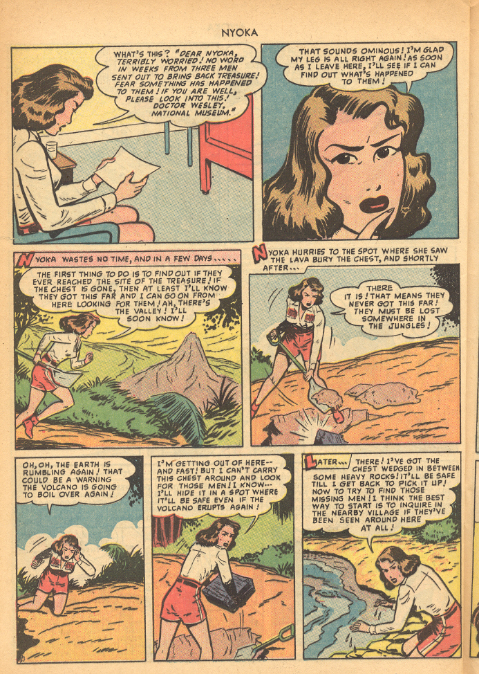 Read online Nyoka the Jungle Girl (1945) comic -  Issue #38 - 40
