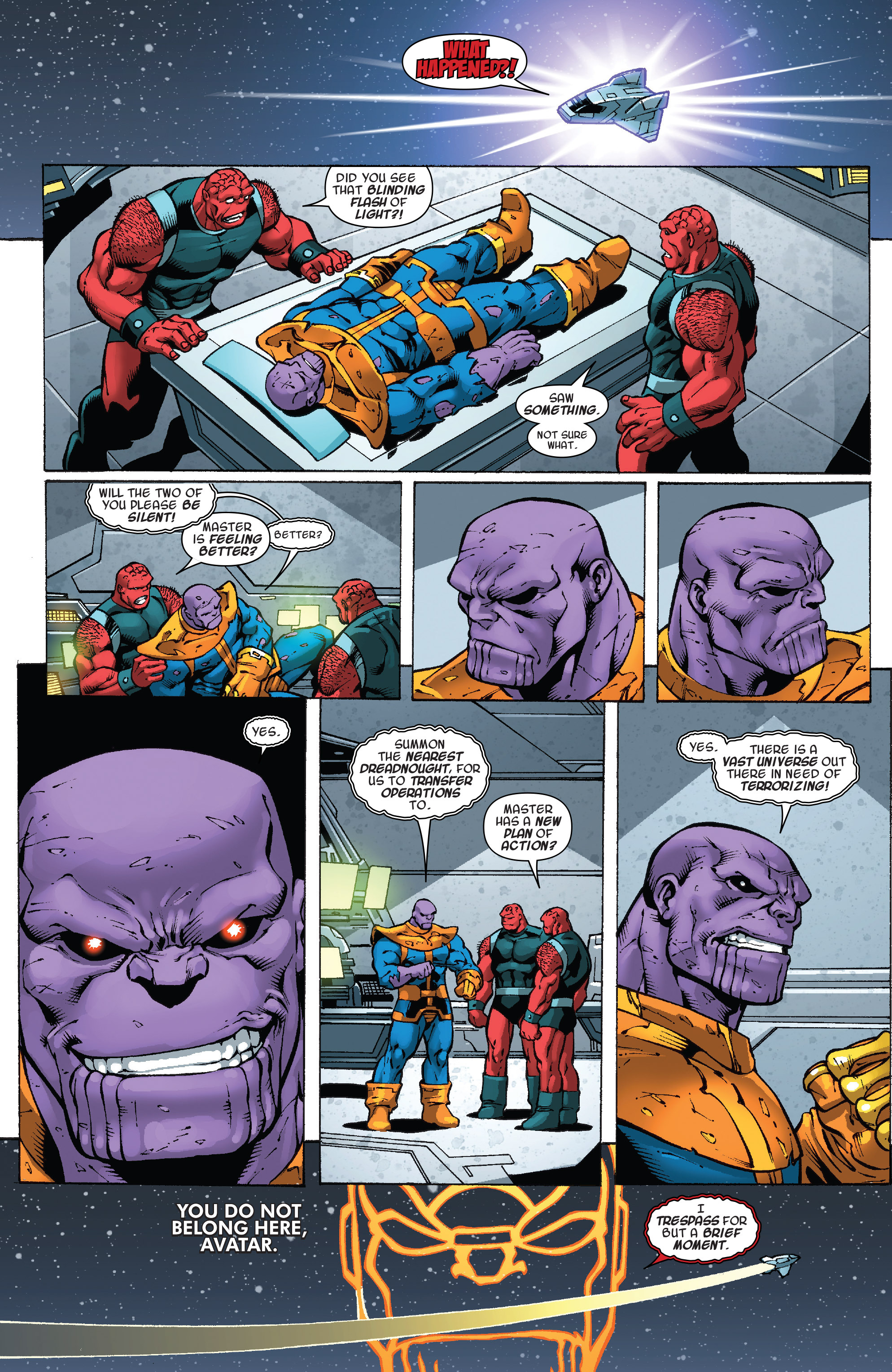 Read online Thanos: A God Up There Listening comic -  Issue # TPB - 383