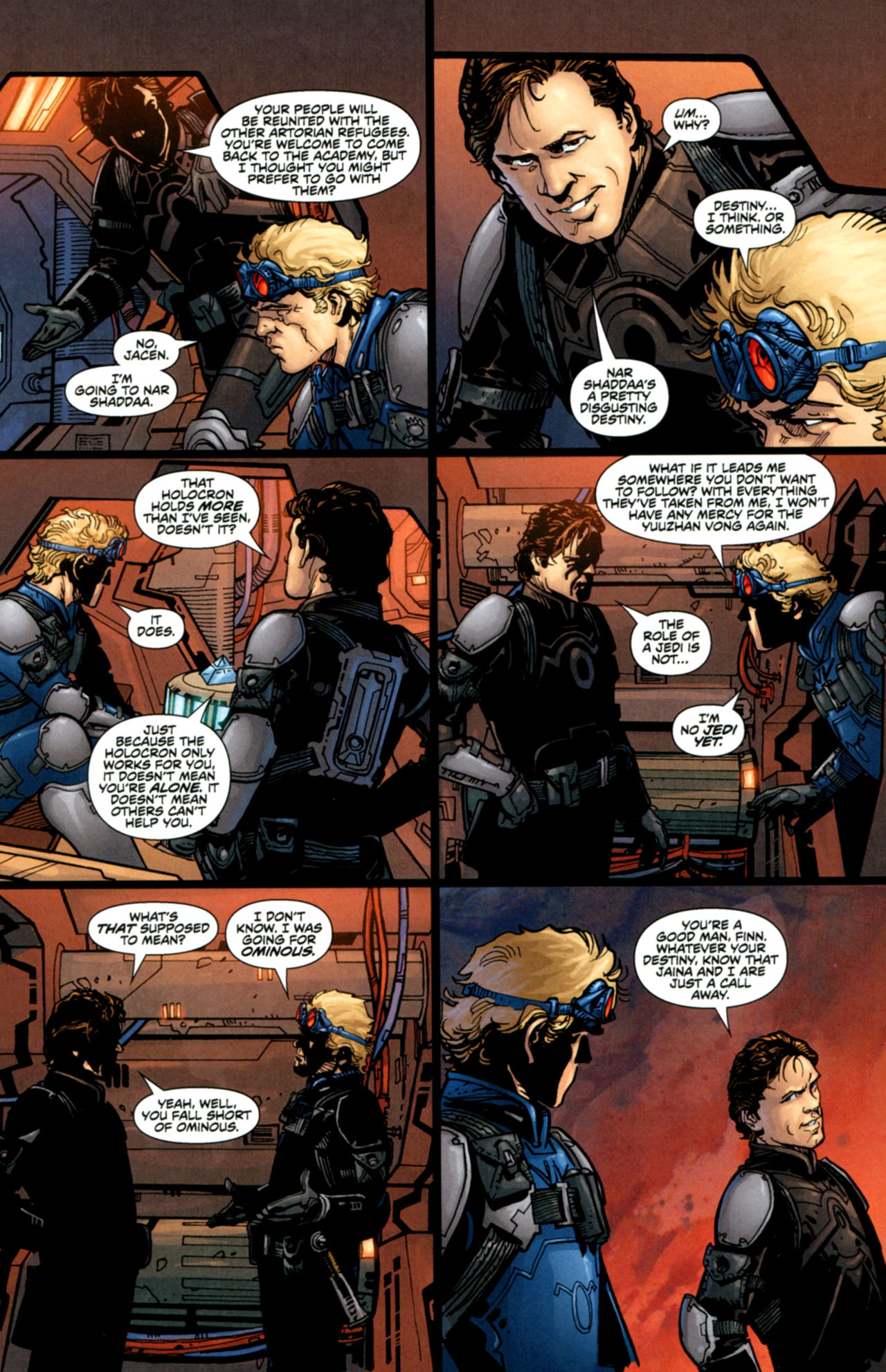 Read online Star Wars: Invasion - Rescues comic -  Issue #6 - 7