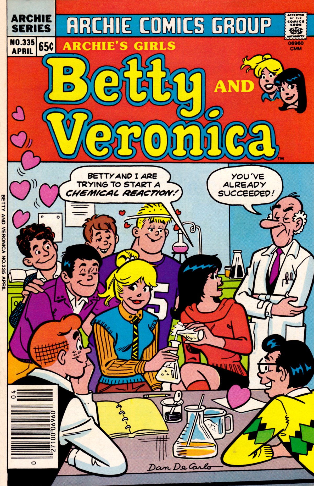 Read online Archie's Girls Betty and Veronica comic -  Issue #335 - 1