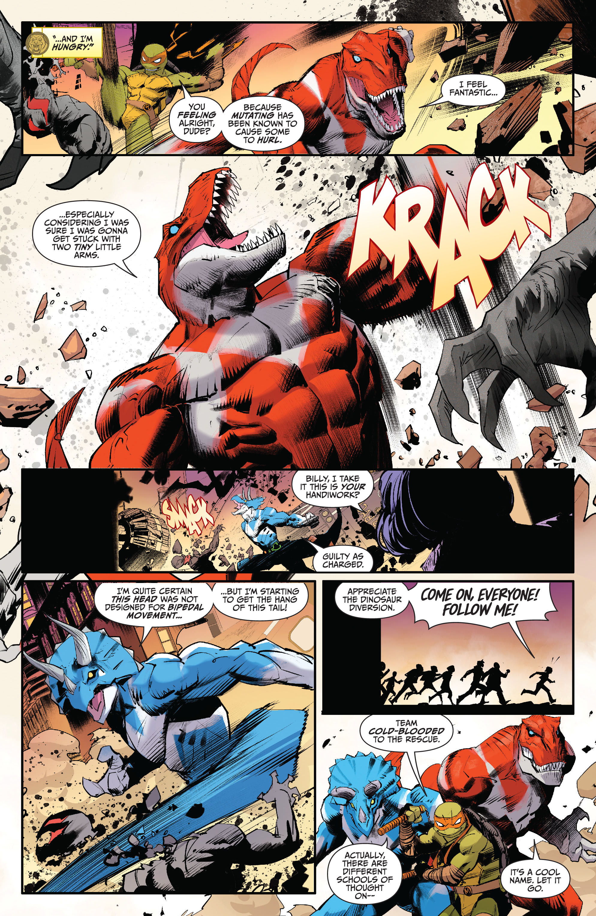 Read online Mighty Morphin Power Rangers/ Teenage Mutant Ninja Turtles II comic -  Issue #3 - 18