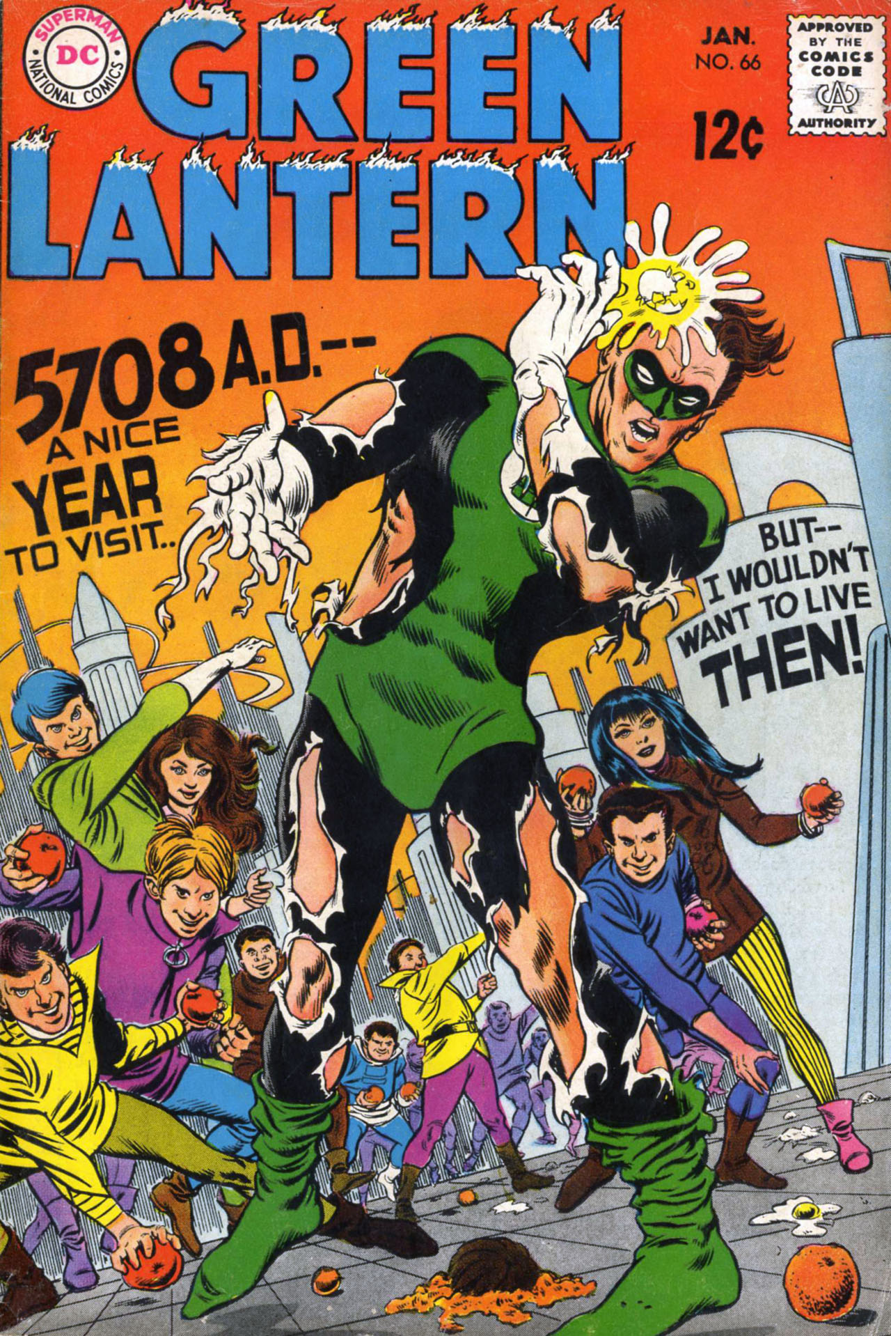 Read online Green Lantern (1960) comic -  Issue #66 - 1