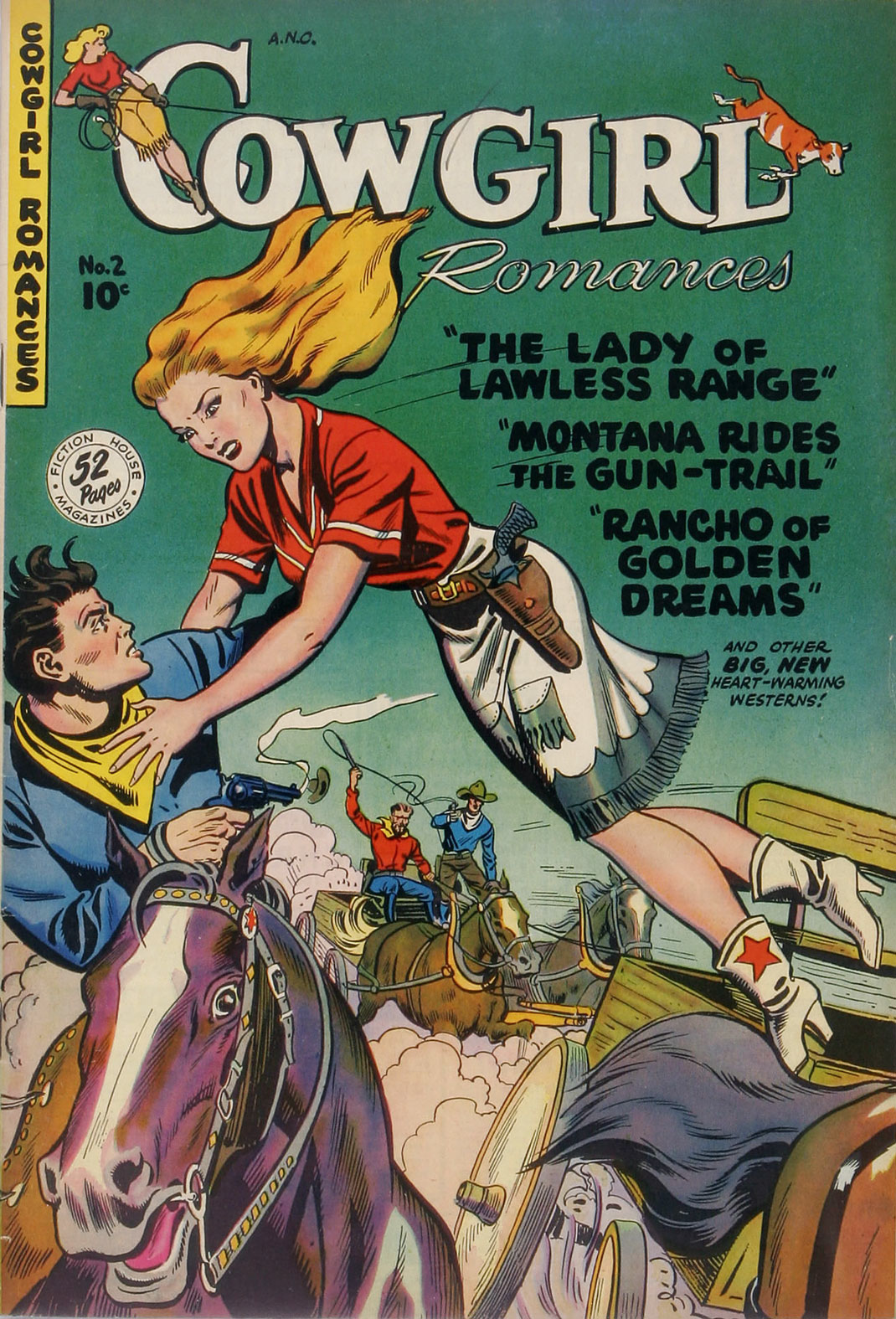 Read online Cowgirl Romances (1950) comic -  Issue #2 - 1