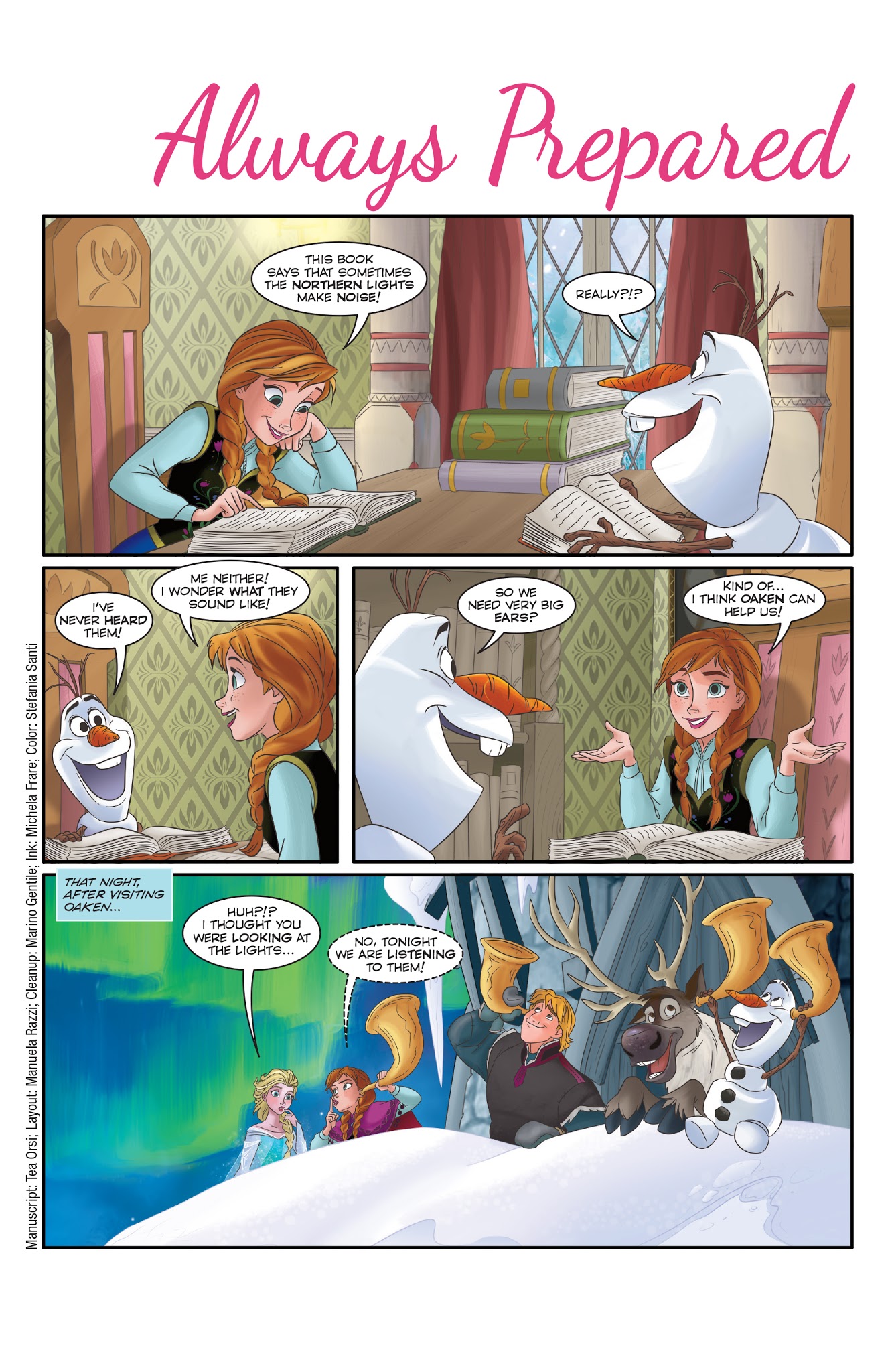 Read online Disney Frozen comic -  Issue #5 - 16