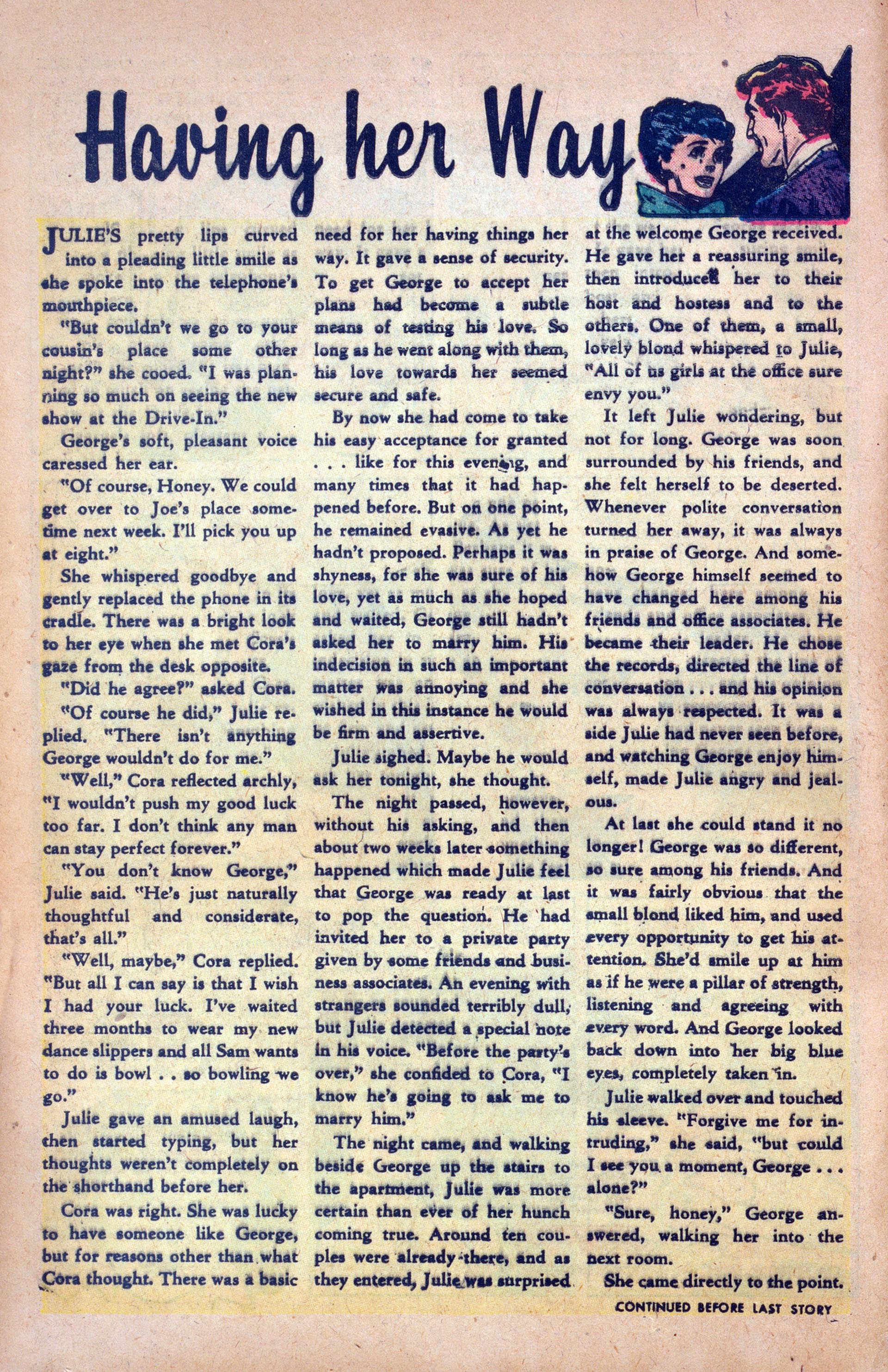 Read online My Love Story comic -  Issue #9 - 8