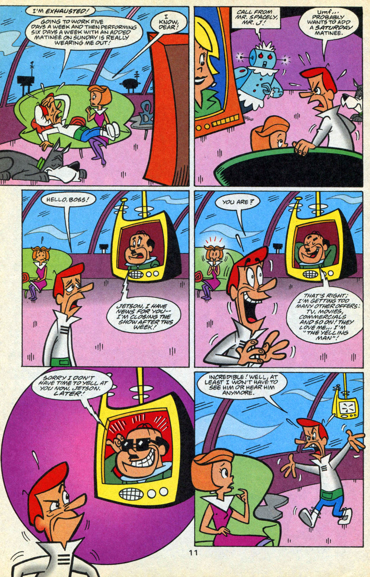 Read online The Flintstones and the Jetsons comic -  Issue #16 - 17