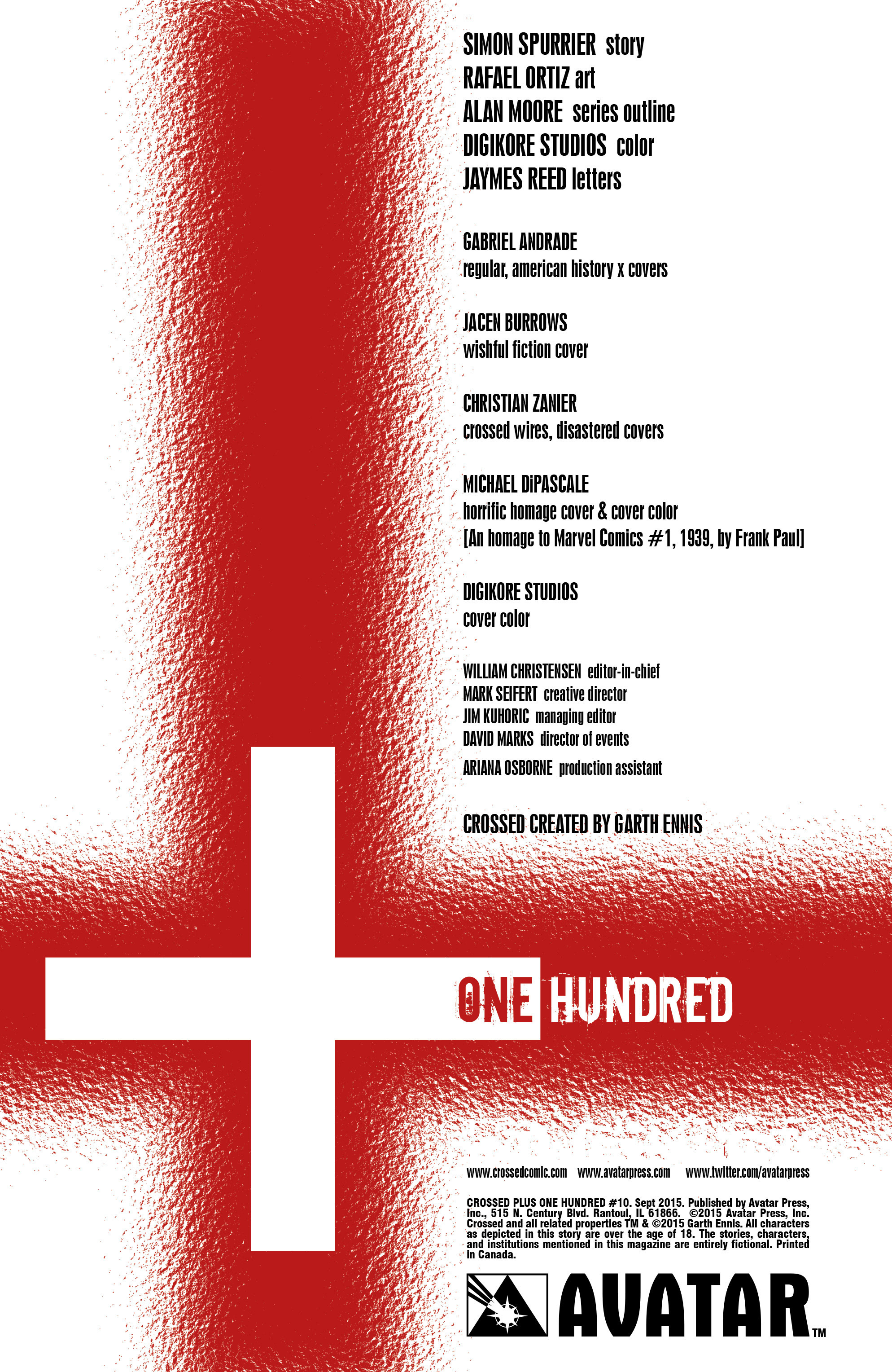 Read online Crossed Plus One Hundred comic -  Issue #10 - 2