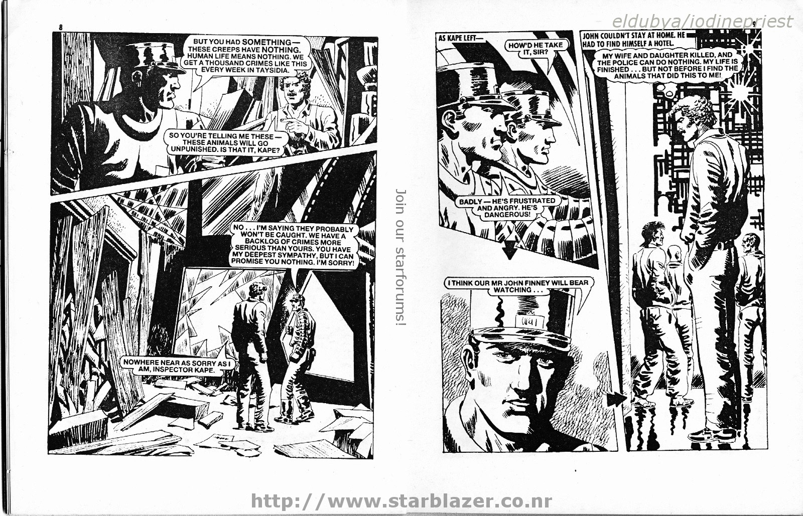 Read online Starblazer comic -  Issue #214 - 6