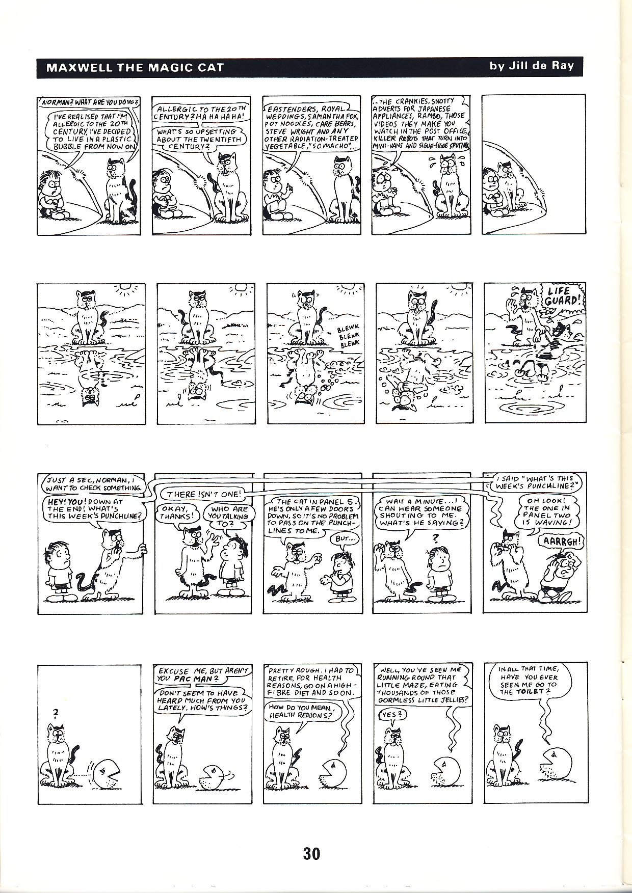 Read online Alan Moore's Maxwell the Magic Cat comic -  Issue #4 - 32