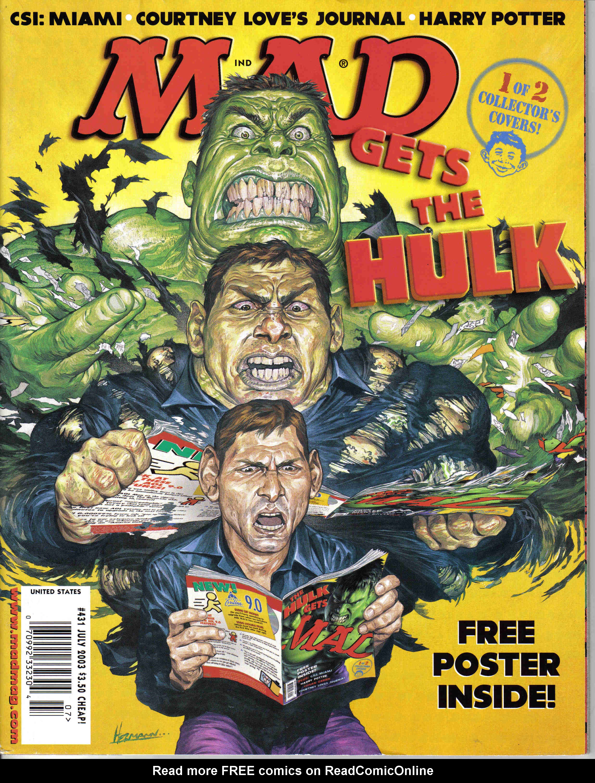 Read online MAD comic -  Issue #431 - 2