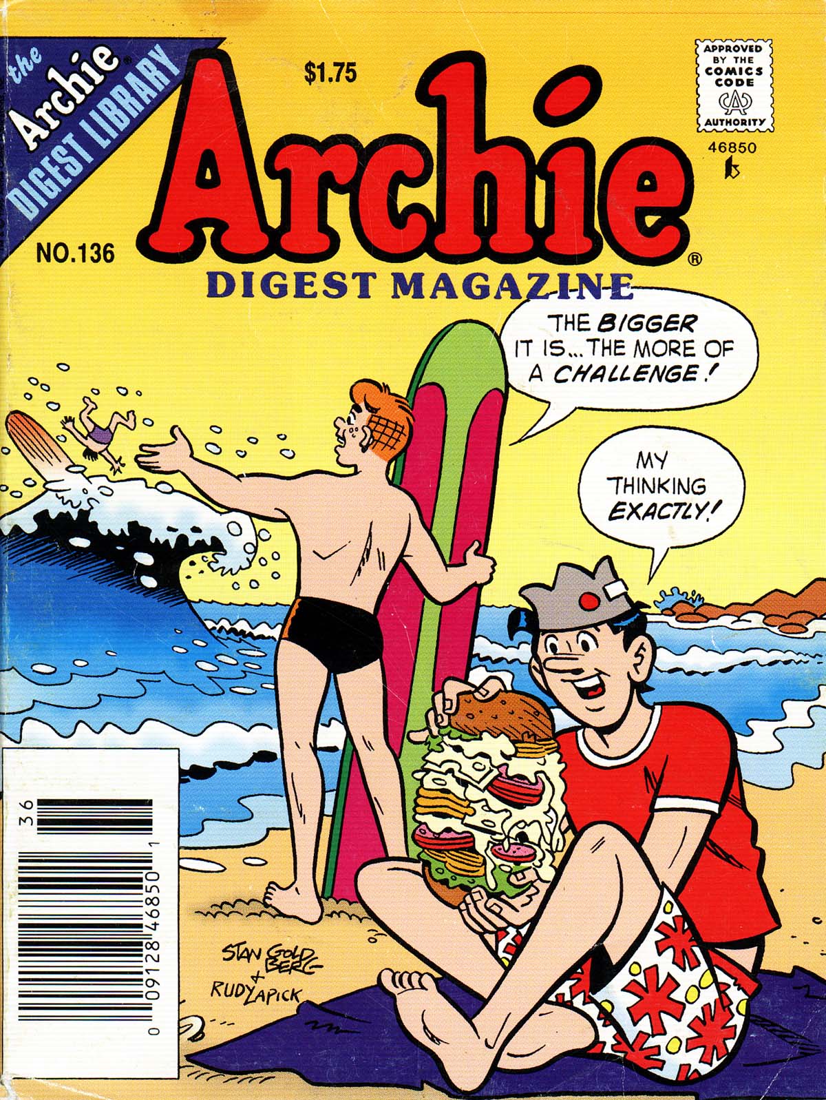 Archie Digest Magazine issue 136 - Page 1