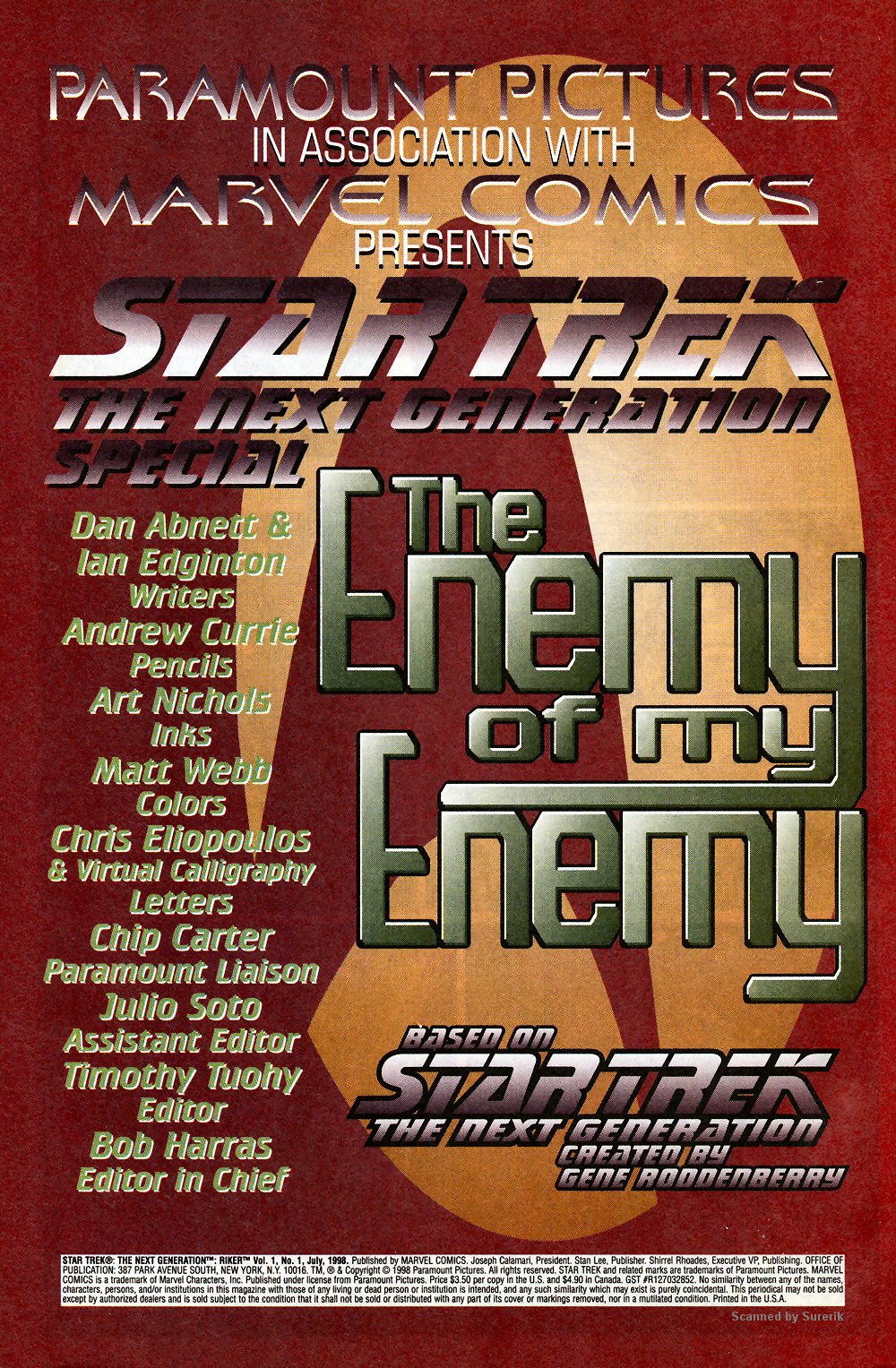 Read online Star Trek: The Next Generation - Riker comic -  Issue # Full - 42