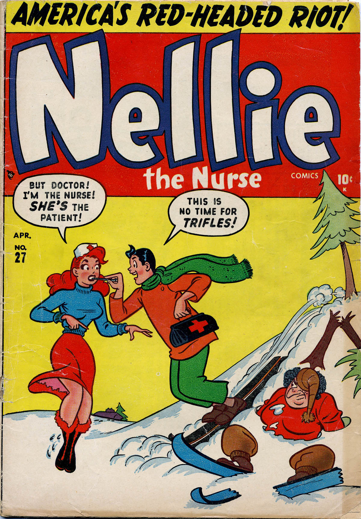 Read online Nellie The Nurse (1945) comic -  Issue #27 - 1