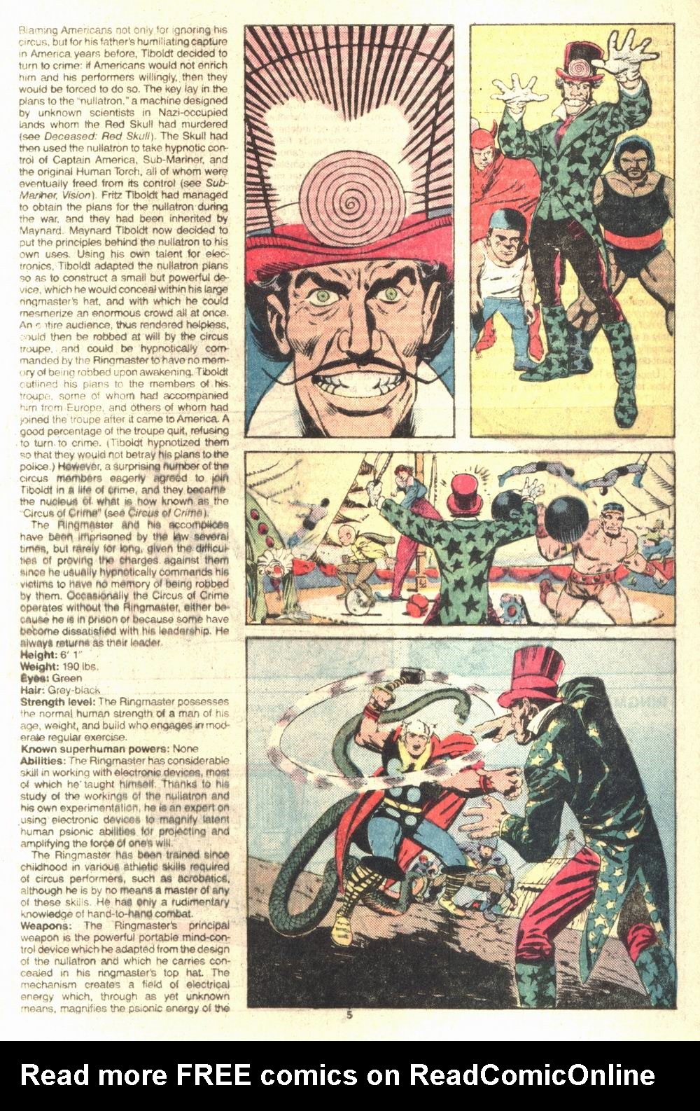 Read online The Official Handbook of the Marvel Universe Deluxe Edition comic -  Issue #11 - 7