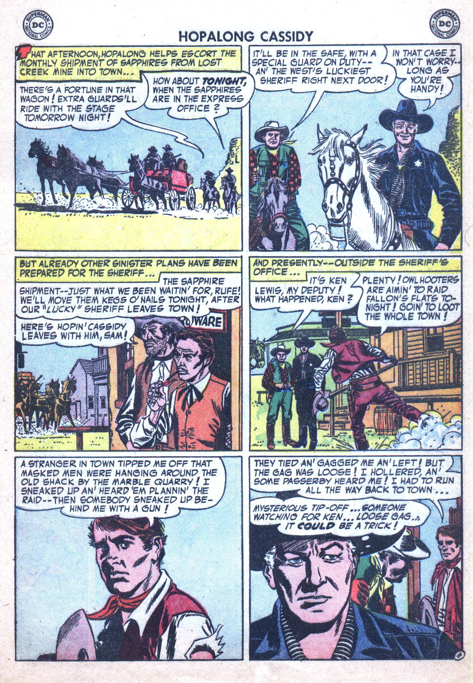 Read online Hopalong Cassidy comic -  Issue #86 - 29