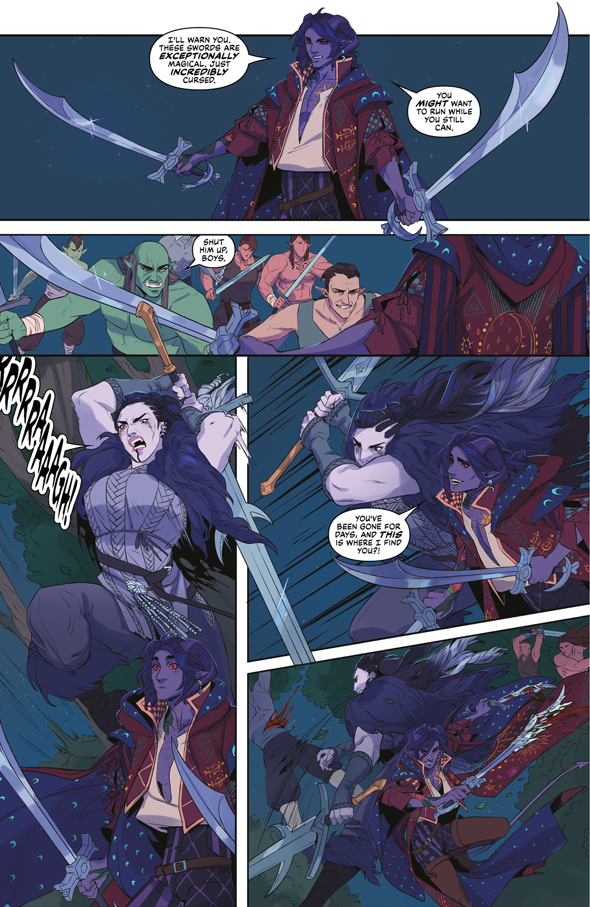 Read online Critical Role: The Mighty Nein Origins - Mollymauk Tealeaf comic -  Issue # Full - 42